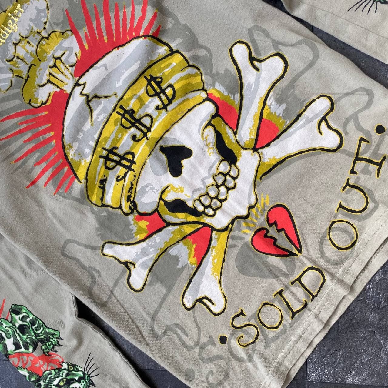 Christian Audigier × Ed Hardy × Vintage Rare big logo Ed hardy by Christian audigier long sleeve Size US S / EU 44-46 / 1 - 4 Thumbnail