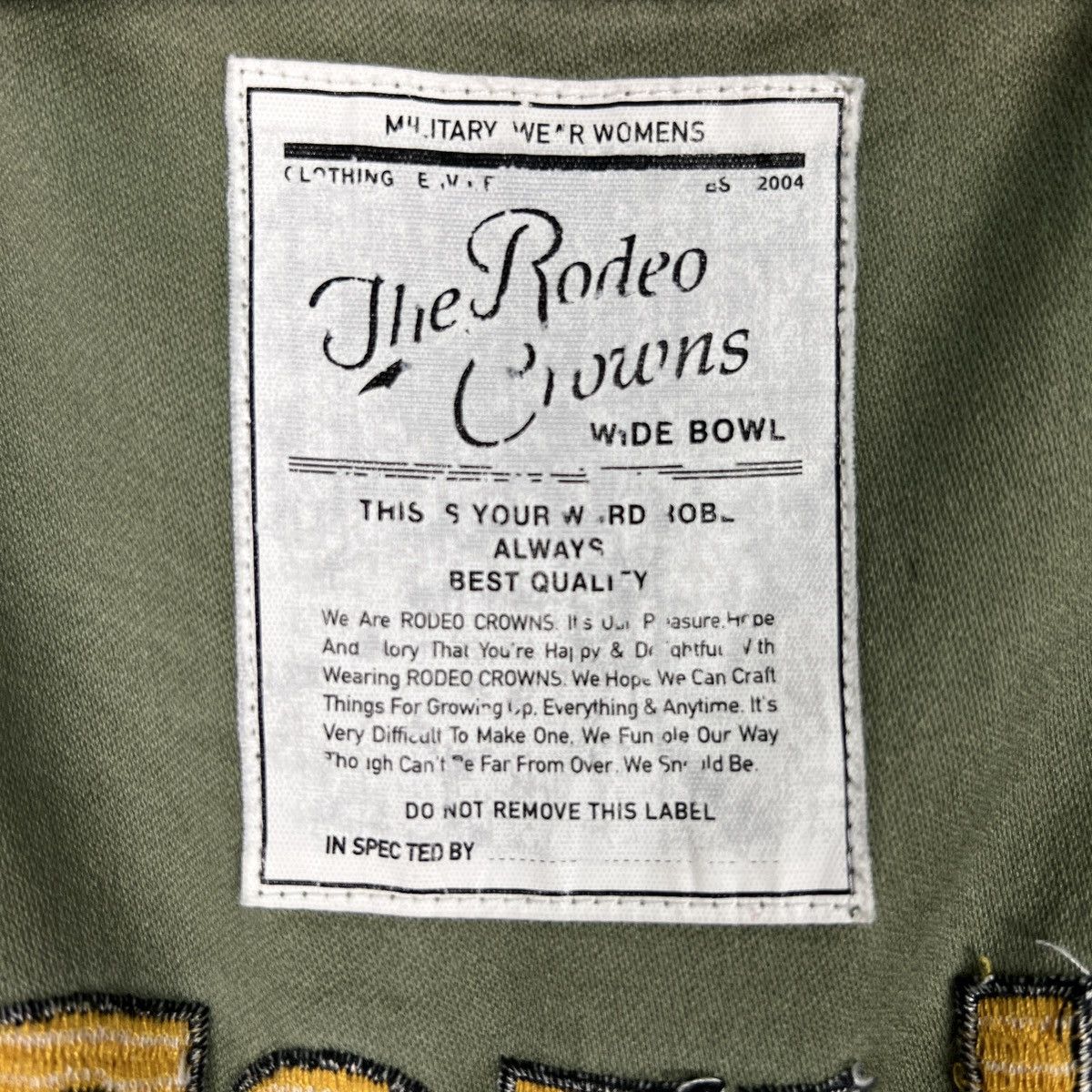 Japanese Brand 🔥 RODEO CROWNS MILITARY JACKET Size US M / EU 48-50 / 2 - 16 Thumbnail