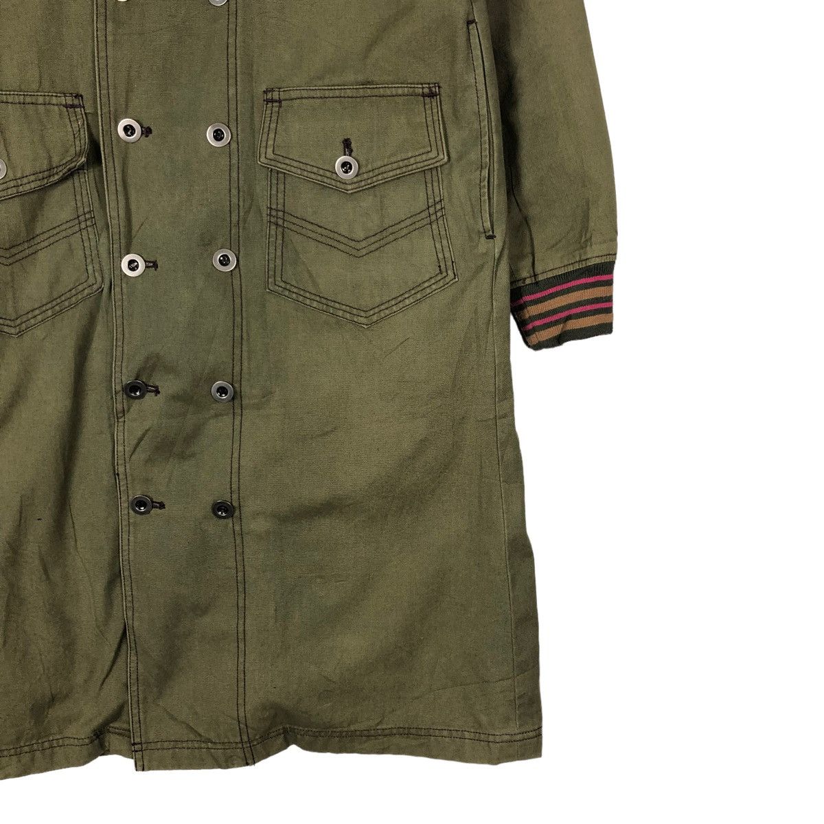 Hysteric Glamour 🔥VINTAGE LONG JACKET ALGON QUINS MILITARY DESIGN JAPAN MADE Size US M / EU 48-50 / 2 - 8 Thumbnail