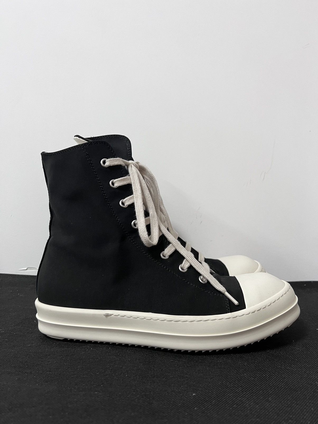 Rick Owens Drkshdw Rick owens drkshdw ramones high top sneakers sz 40 Size US 7 / EU 40 - 4 Thumbnail