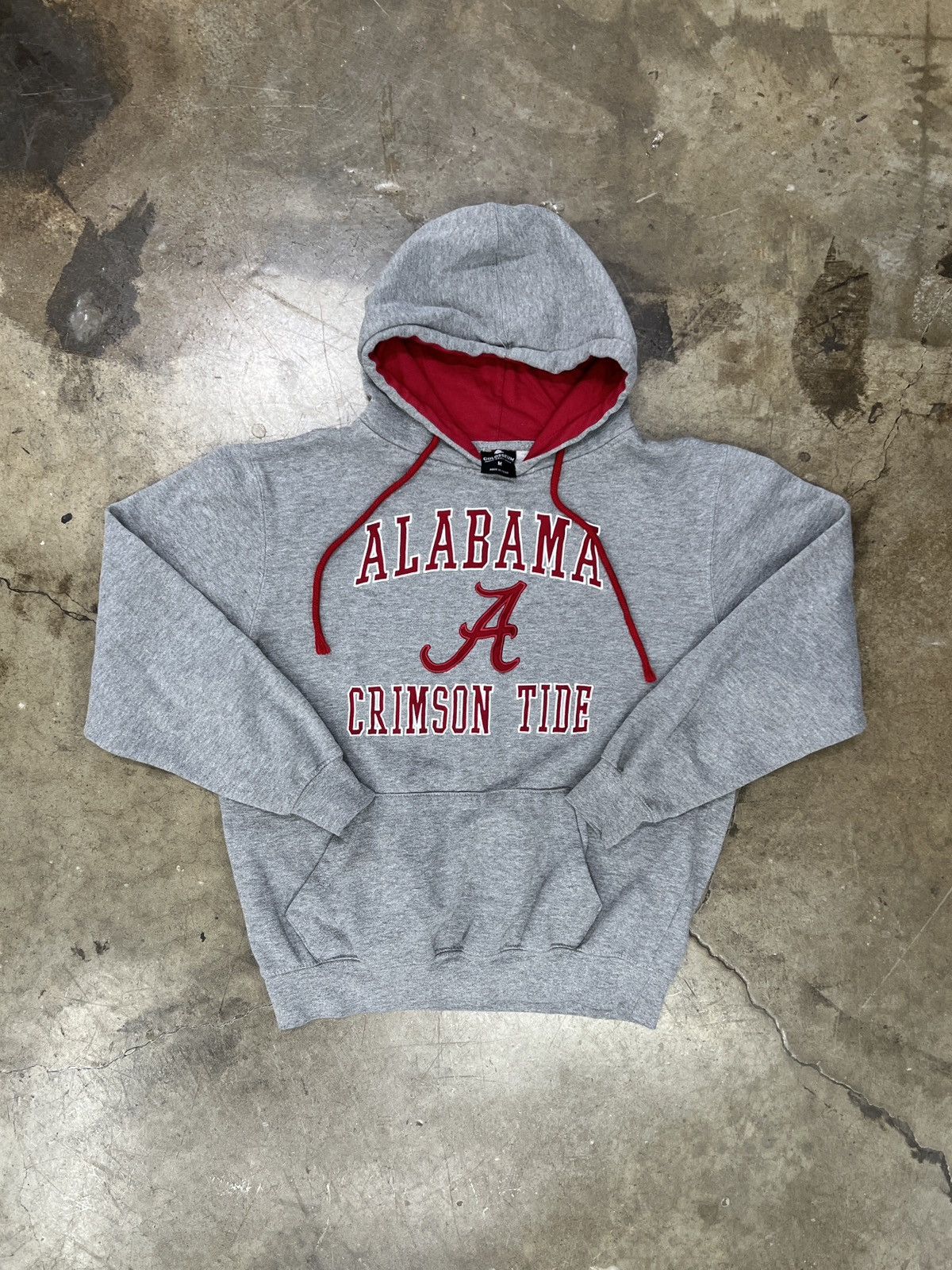 NCAA Vintage Alabama Crimson Tide Grey Colosseum Hoodie Large Size US M / EU 48-50 / 2 - 2 Thumbnail