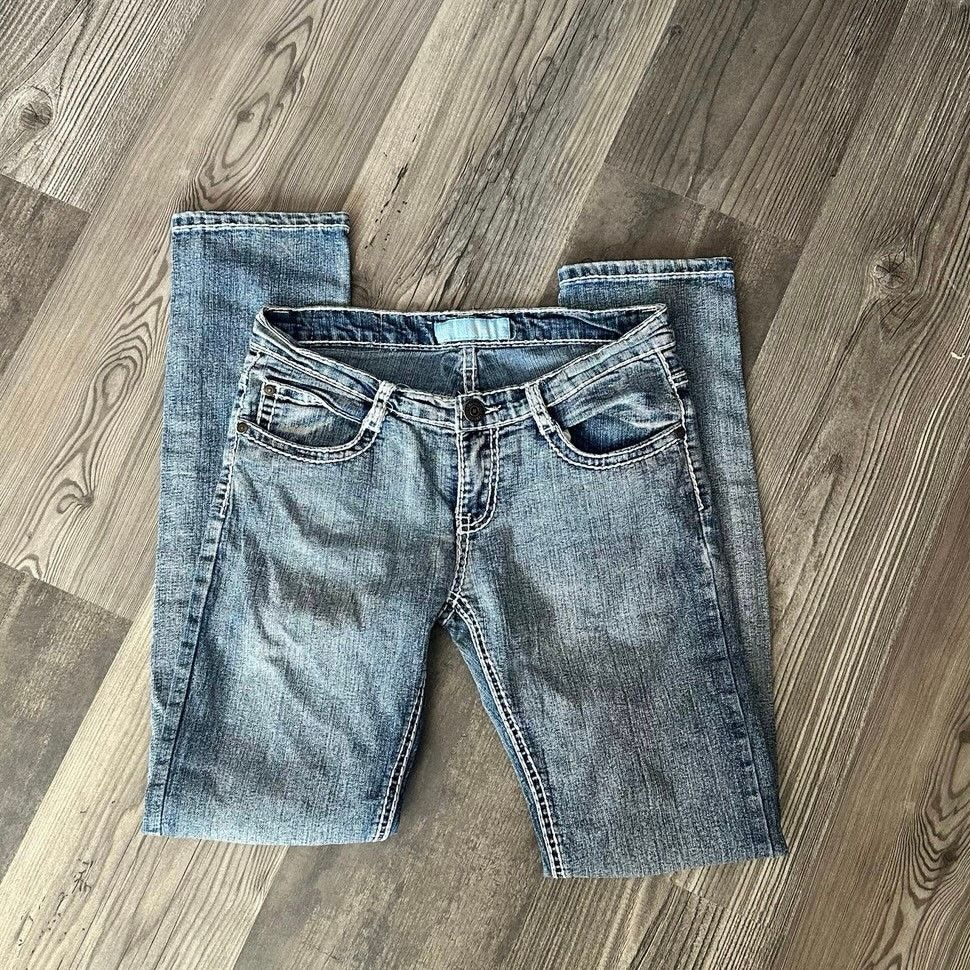 Other jean station white and light blue contrast stitch jeans Size 28" / US 6 / IT 42 - 1 Thumbnail