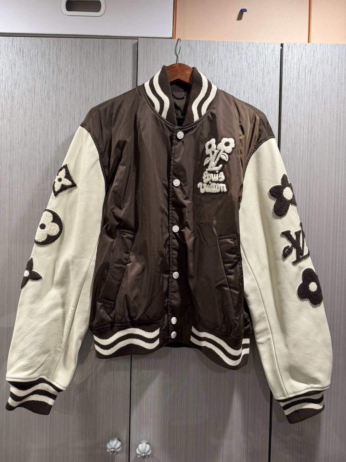 Louis Vuitton Monogram Admiral Leather Jacket | Grailed
