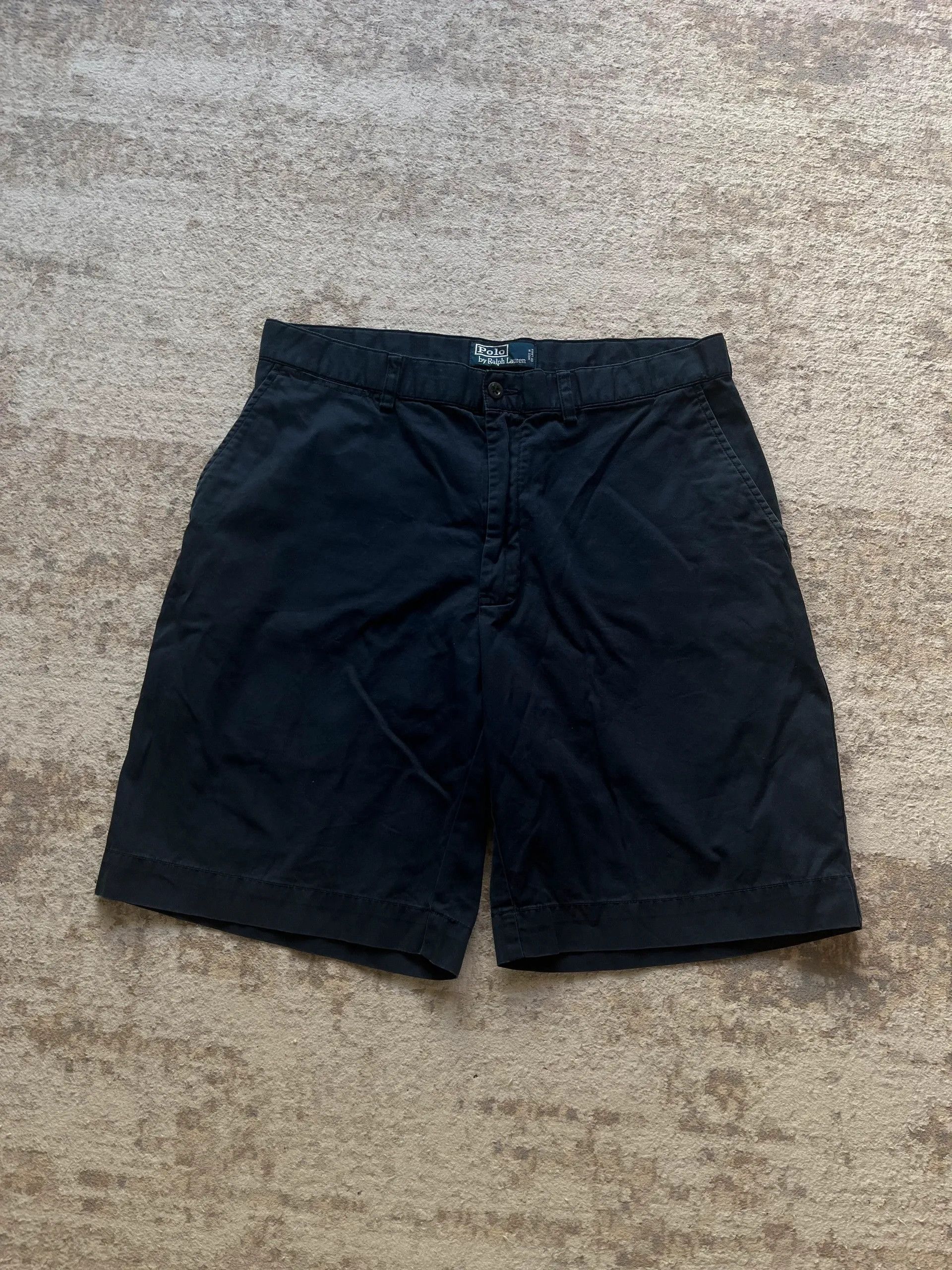Polo Ralph Lauren Polo Ralph Lauren Sz W 34 Chinos Shorts Navy Rare Size US 34 / EU 50 - 1 Thumbnail