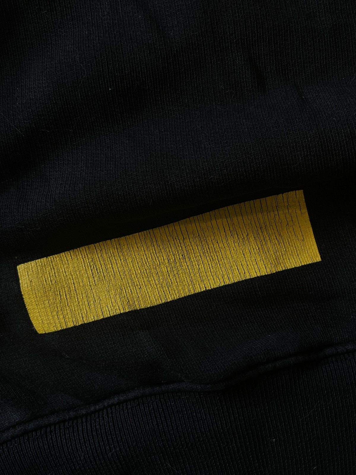 Off-White Off-White Virgil Abloh Caravaggio Black/ Yellow Sweater Size US M / EU 48-50 / 2 - 4 Thumbnail