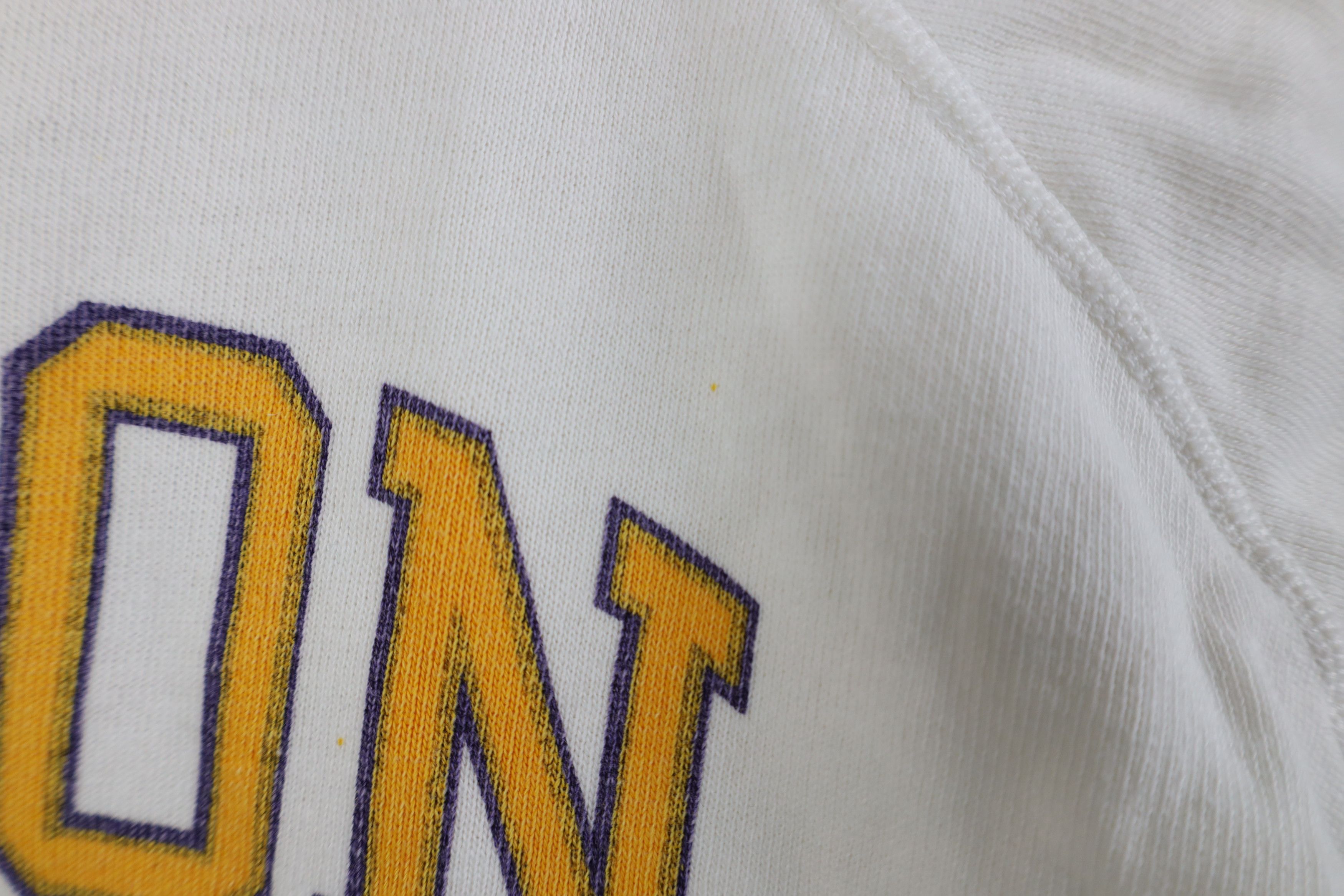 Champion Vintage 80s Champion College Crewneck Sweatshirt White USA Size XL / US 12-14 / IT 48-50 - 6 Thumbnail