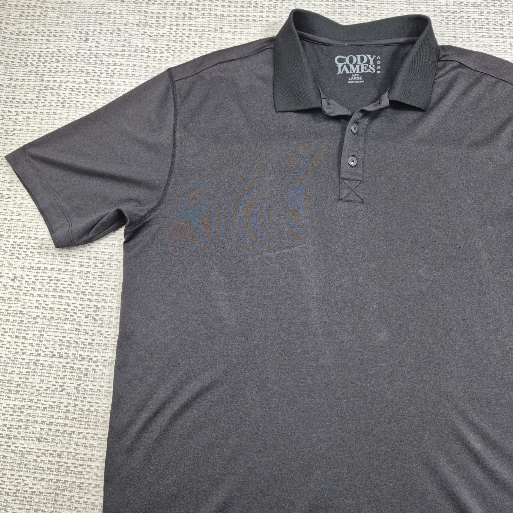 Cody James Cody James Polo Shirt Mens Large Gray Core Western Graphic Casual Polyester Shirt Size US L / EU 52-54 / 3 - 3 Thumbnail