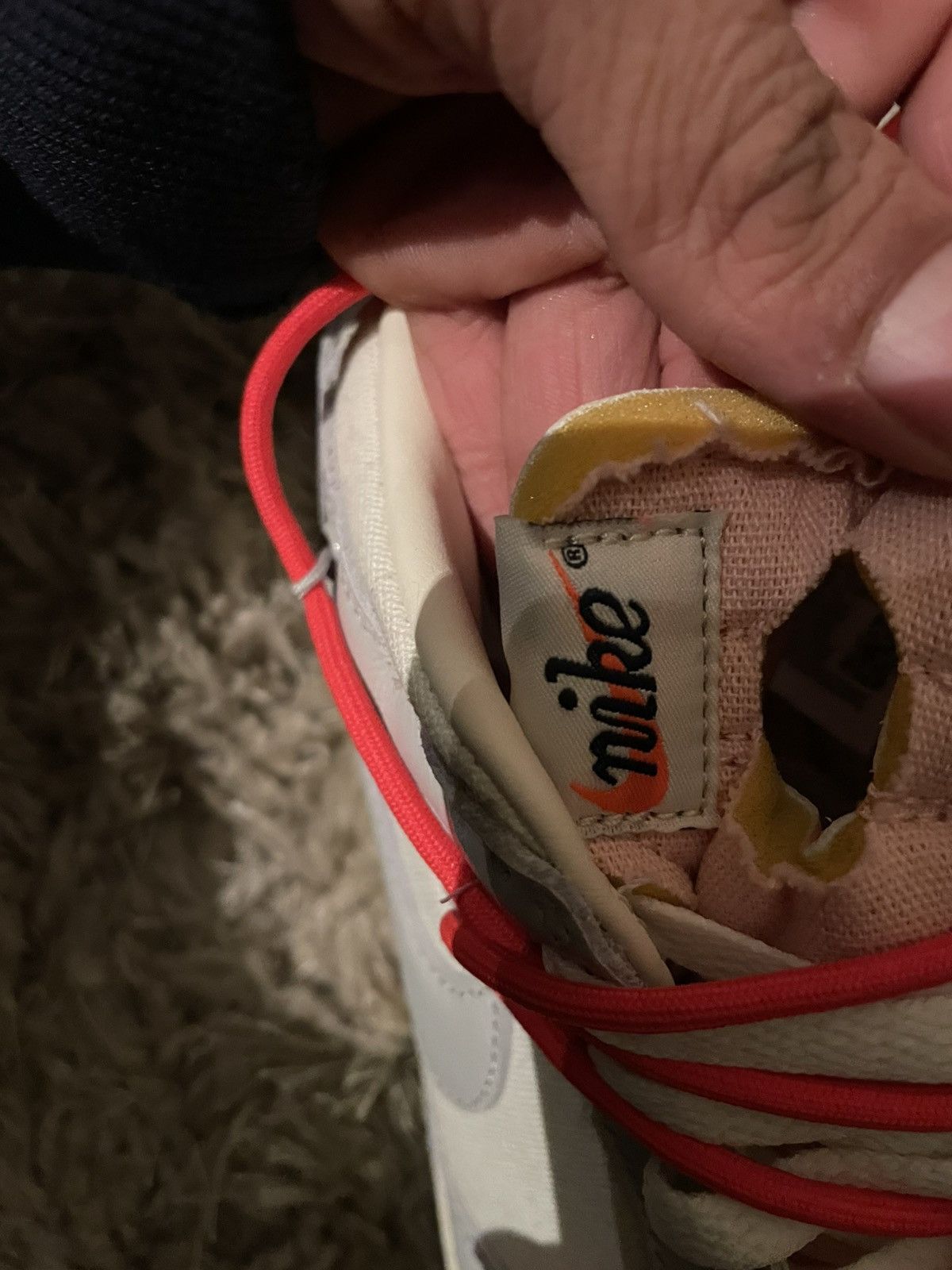 Nike × Off-White Off White x Nike Dunk Low Lot 6 Size US 9.5 / EU 42-43 - 7 Thumbnail