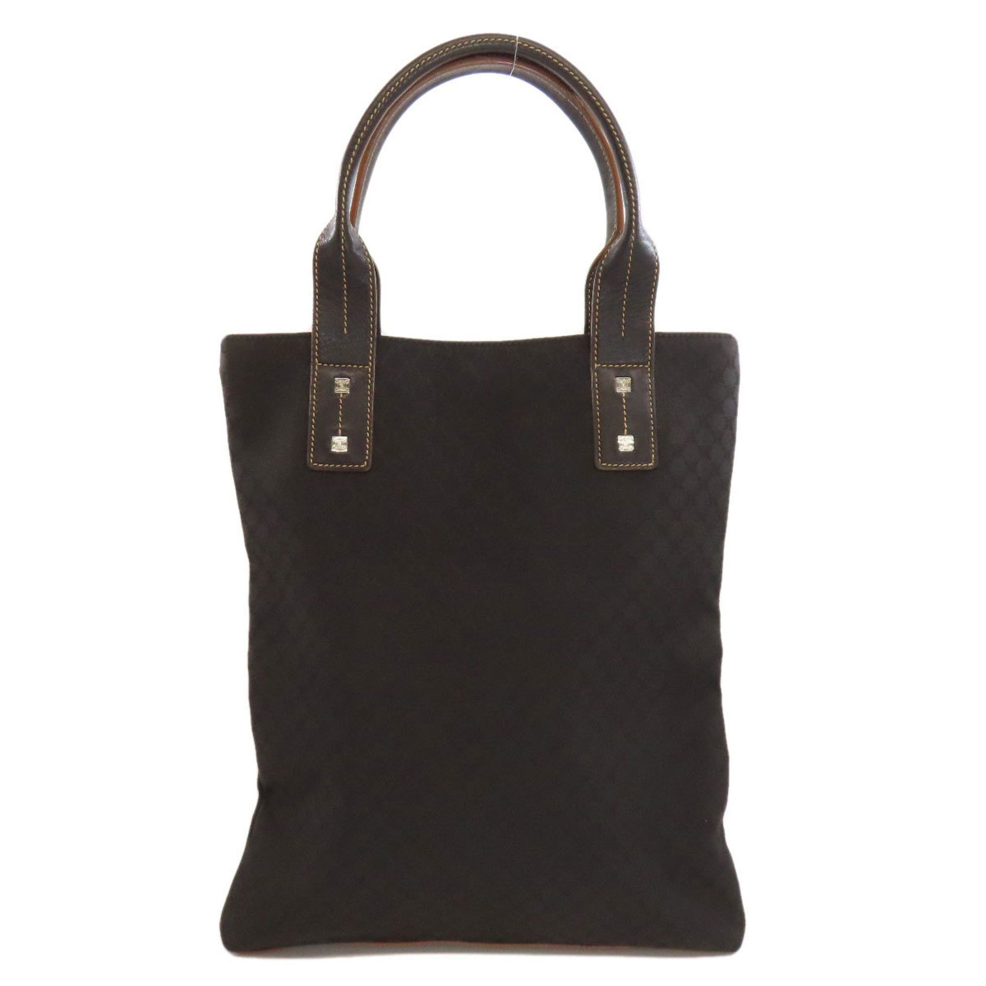 Celine Macadam Tote Bag Nylon Material Women's Celine in Black