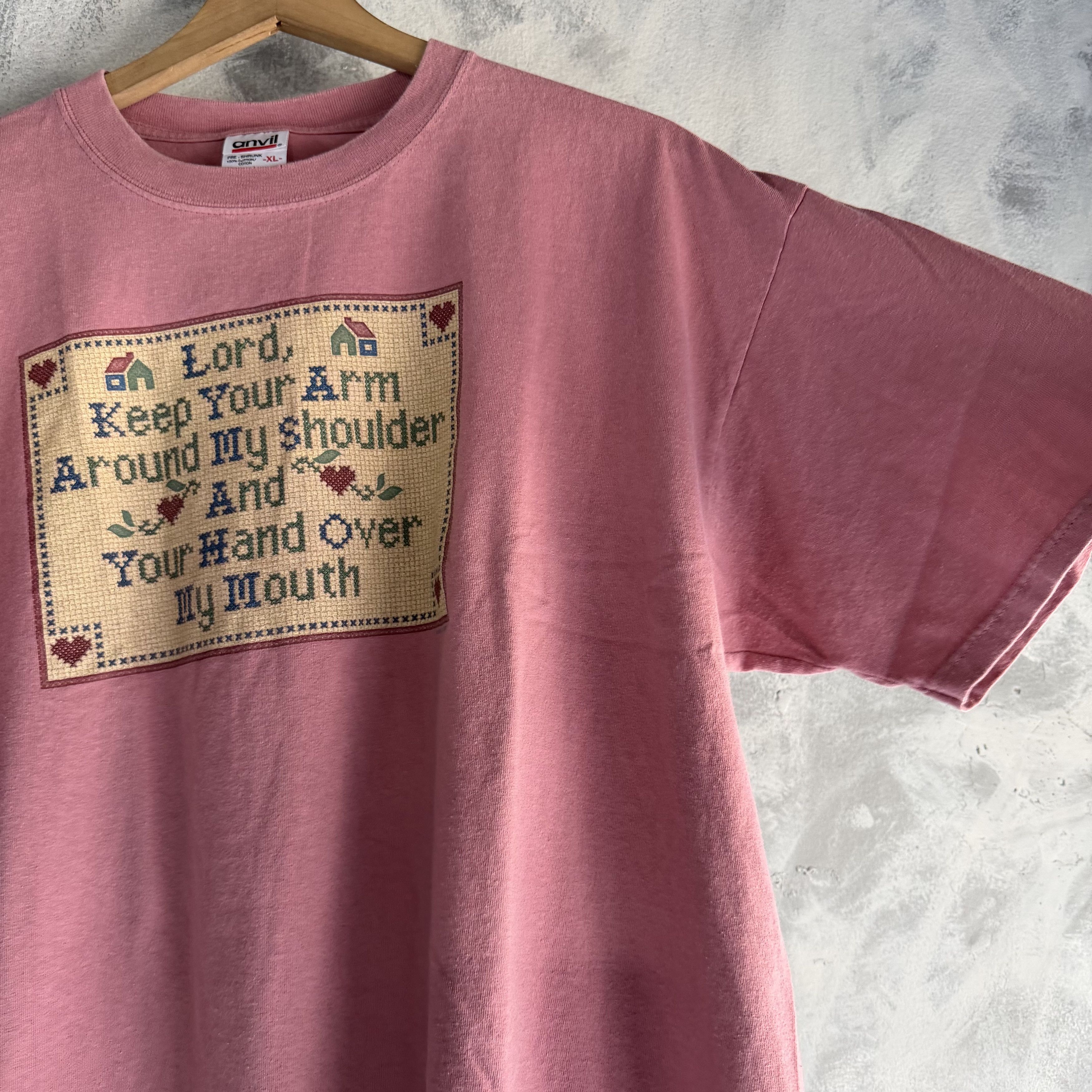 Other Vtg Lord Jesus Christ Christian T Shirt Solid Light Co EUC Size US XL / EU 56 / 4 - 3 Thumbnail