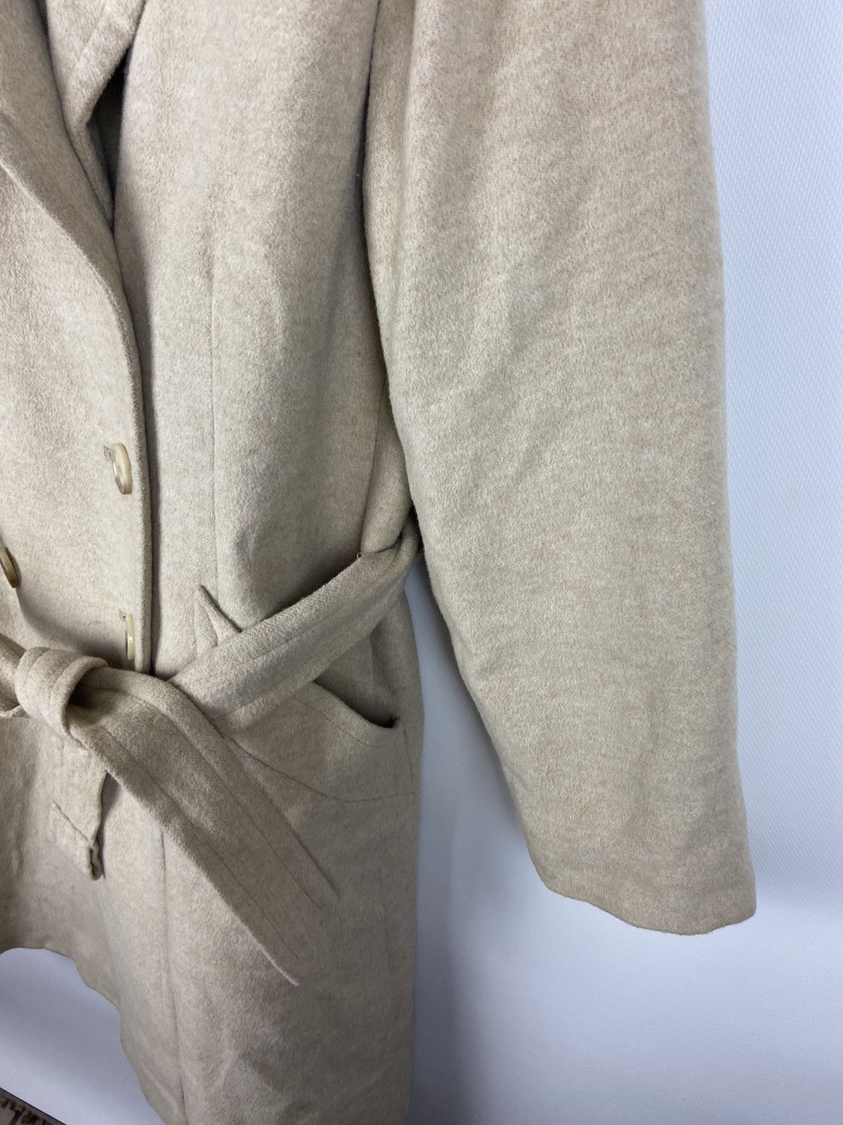 Carlo Colucci Carlo Colucci Luxury Beige ANGORAWOOL LAMBSWOOL CASHMERE Size XS / US 0-2 / IT 36-38 - 11 Thumbnail