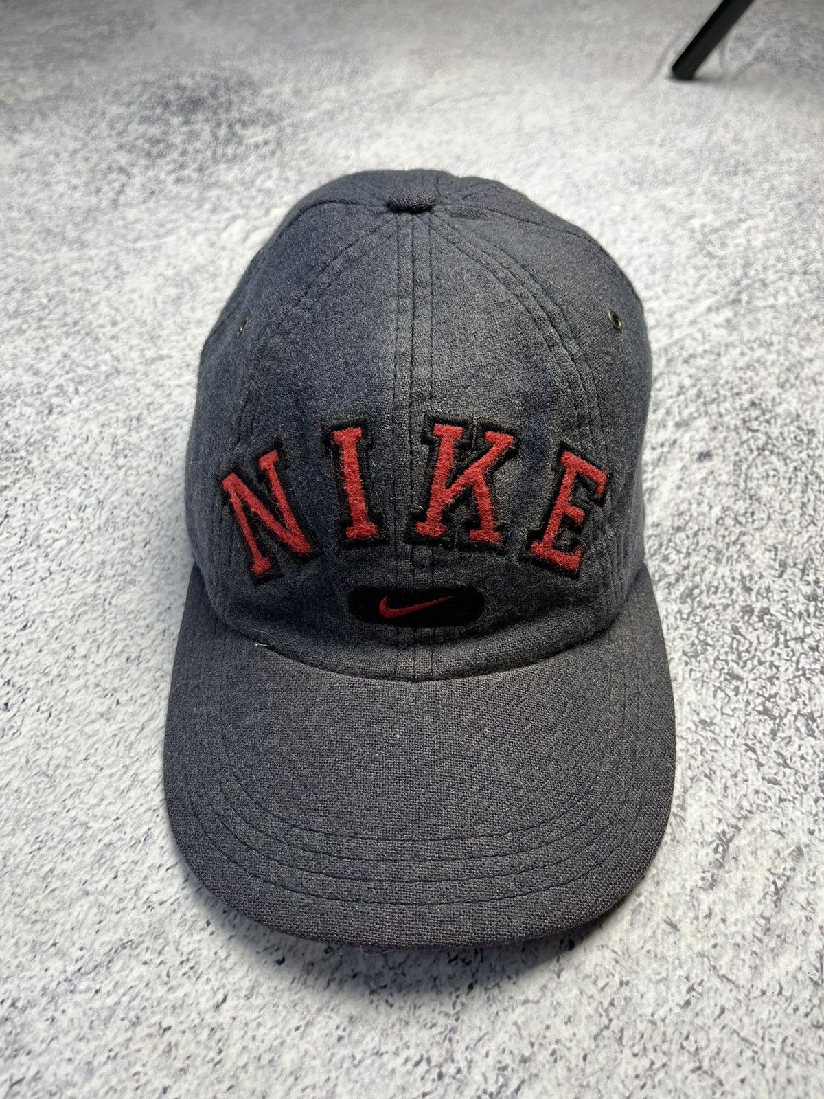 Nike Vintage Nike Distressed Cap Y2K Swoosh One Size Size ONE SIZE - 3 Thumbnail