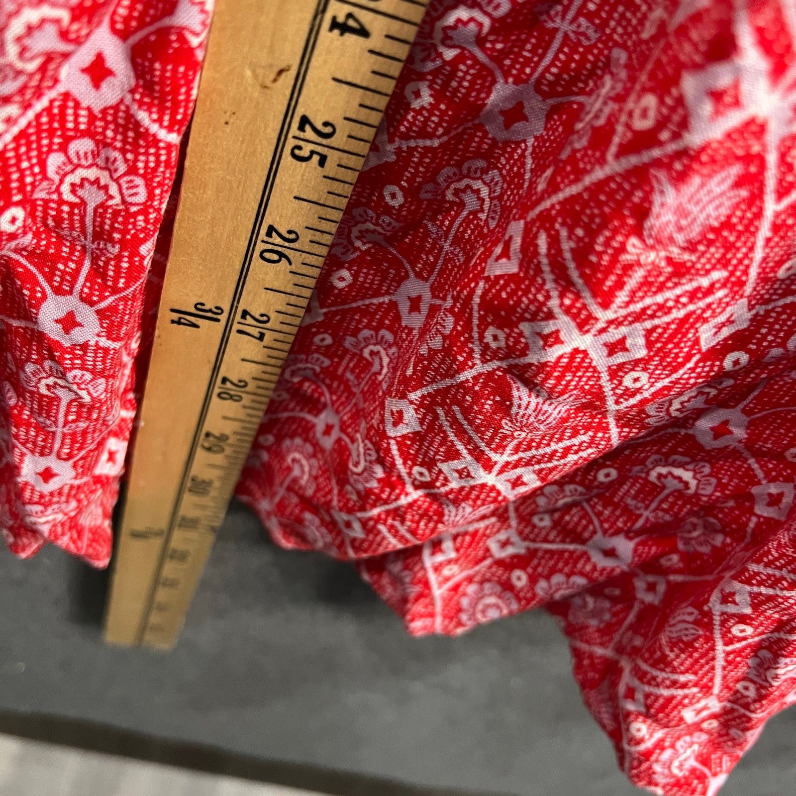 Other Destination 365 Regular Printed Short-Sleeve Midi Dress Red Size XS / US 0-2 / IT 36-38 - 8 Thumbnail