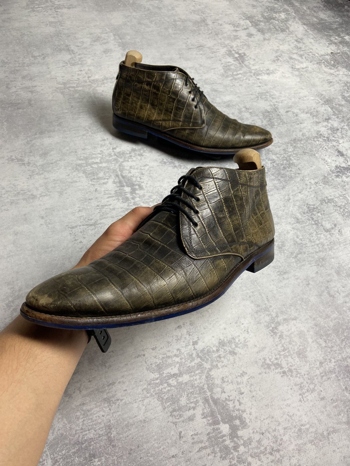 Boots Chaussure Floris Van Bommel Floris Van Bommel Black Leather