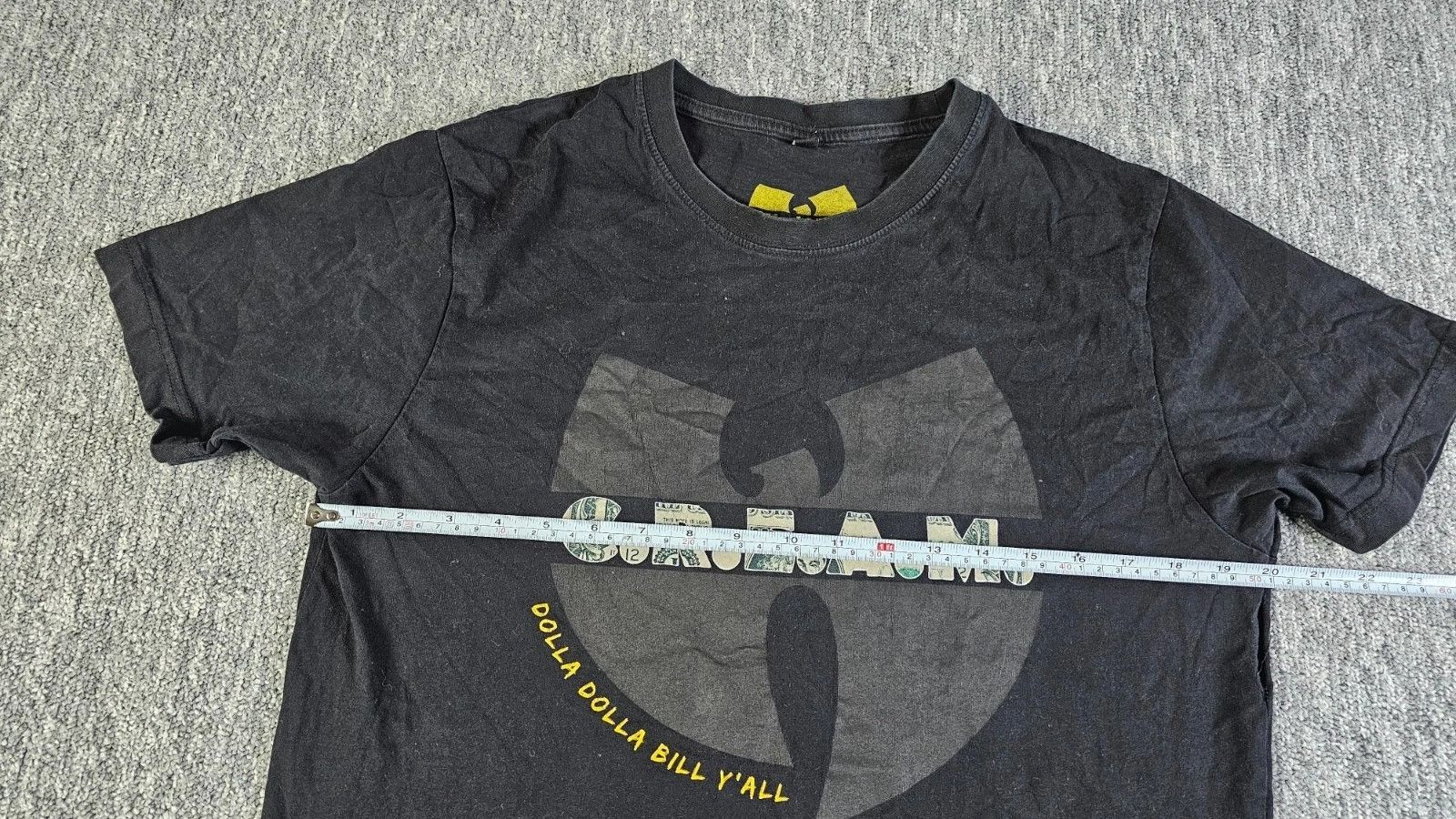 Wu-Tang Clan Wu Wear Wu Tang Clan Logo Tee Black Hip Hop Rap Men L As Is Size US L / EU 52-54 / 3 - 11 Thumbnail