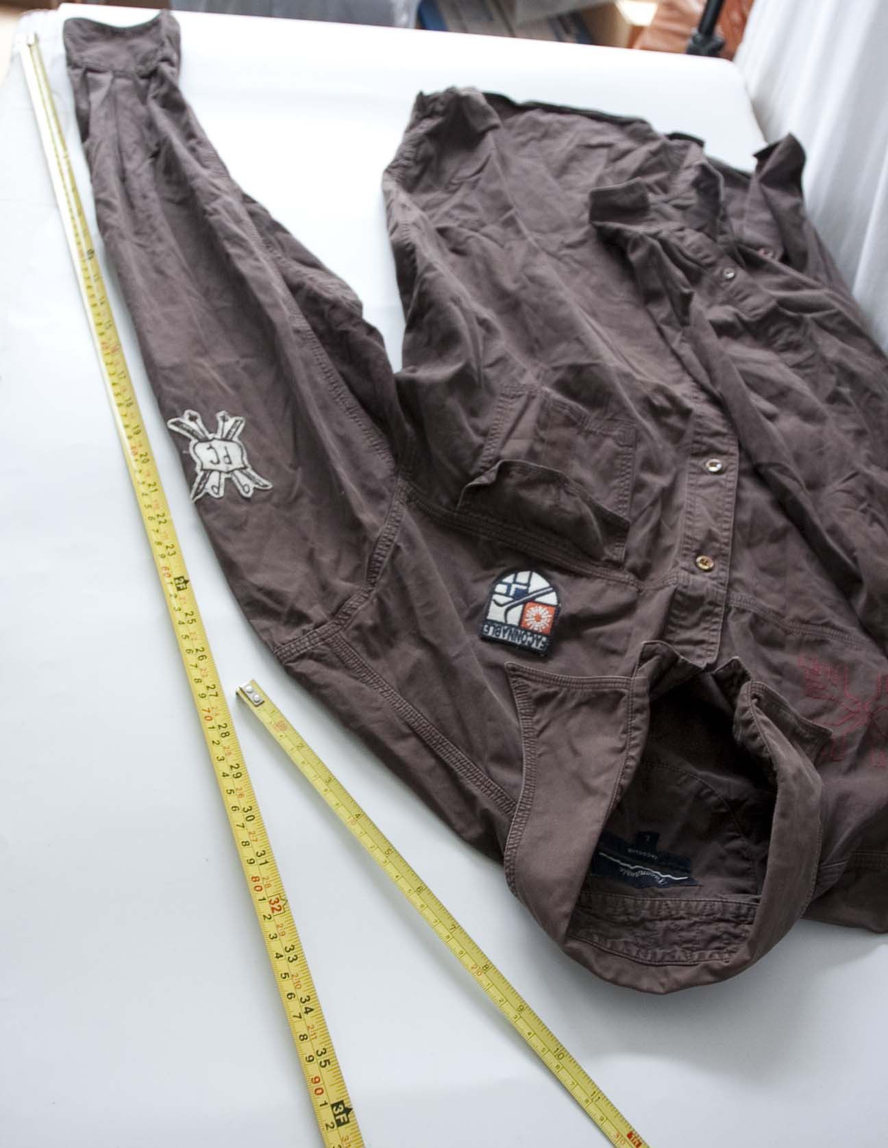 Faconnable Faconnable Shirt Facoclub Patches Size L Plaid Brown Size US L / EU 52-54 / 3 - 3 Thumbnail