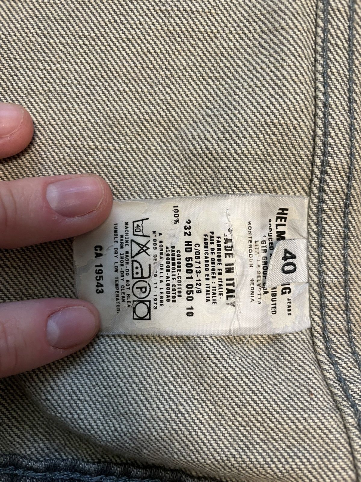 Helmut Lang Vintage classic denim jacket Size M / US 6-8 / IT 42-44 - 4 Thumbnail