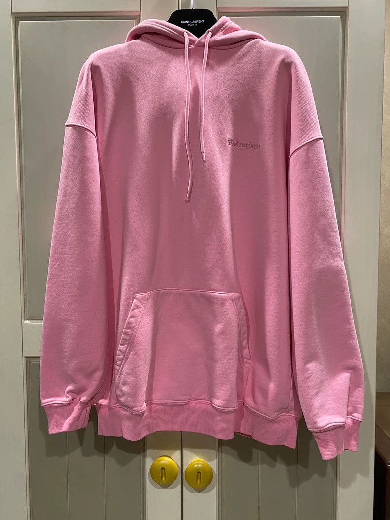 Balenciaga Balenciaga pink hoodie 2501-Nextarrow Size US XS / EU 42 / 0 - 1 Thumbnail