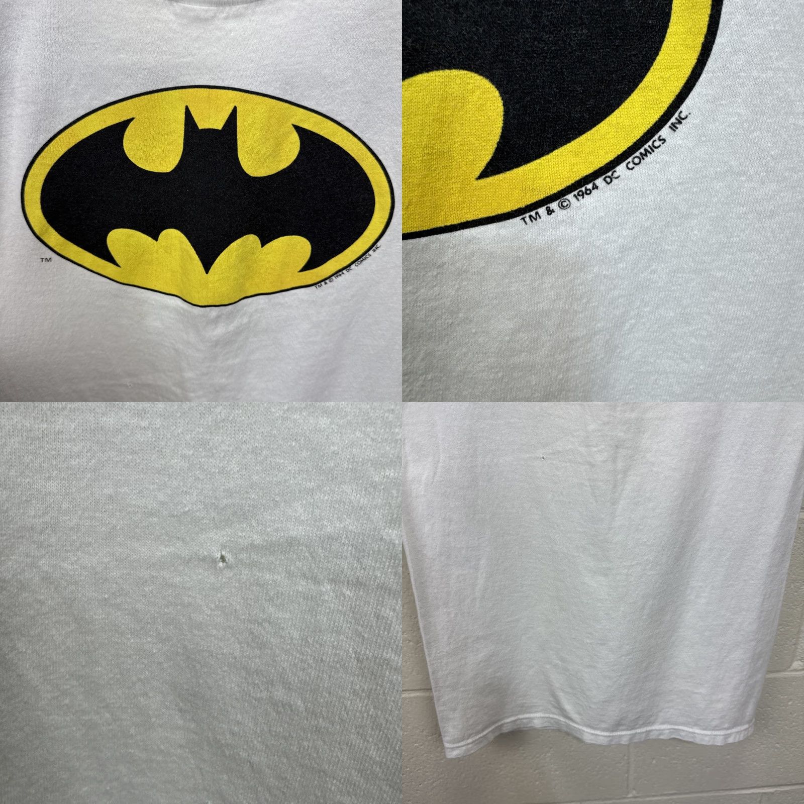 Vintage VINTAGE Batman T-Shirt Black S Men Small 80s Logo Graphic Print DC Comics Retro Grunge Size US S / EU 44-46 / 1 - 8 Thumbnail