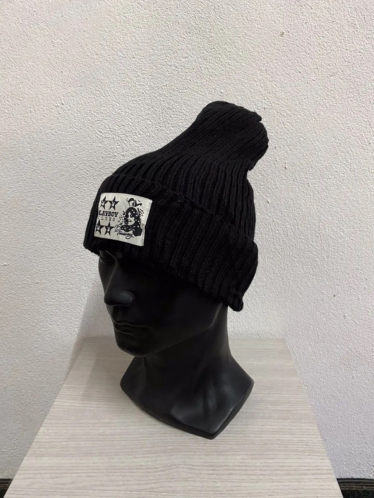 Playboy × Vintage Playboy Small Logo Beanie Hat Size ONE SIZE - 3 Thumbnail