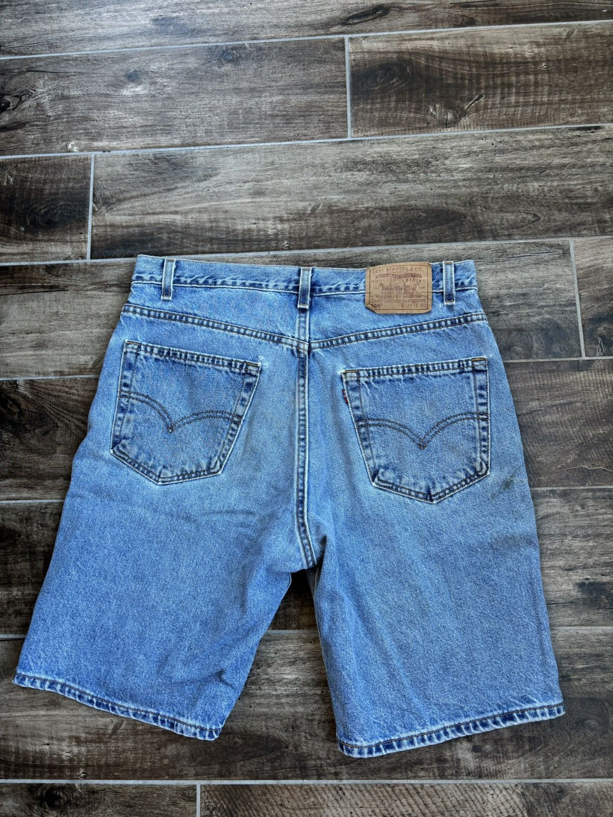 Levi's × Levi's Vintage Clothing × Vintage LIGHT WASH LEVI JORTS Size US 34 / EU 50 - 3 Thumbnail