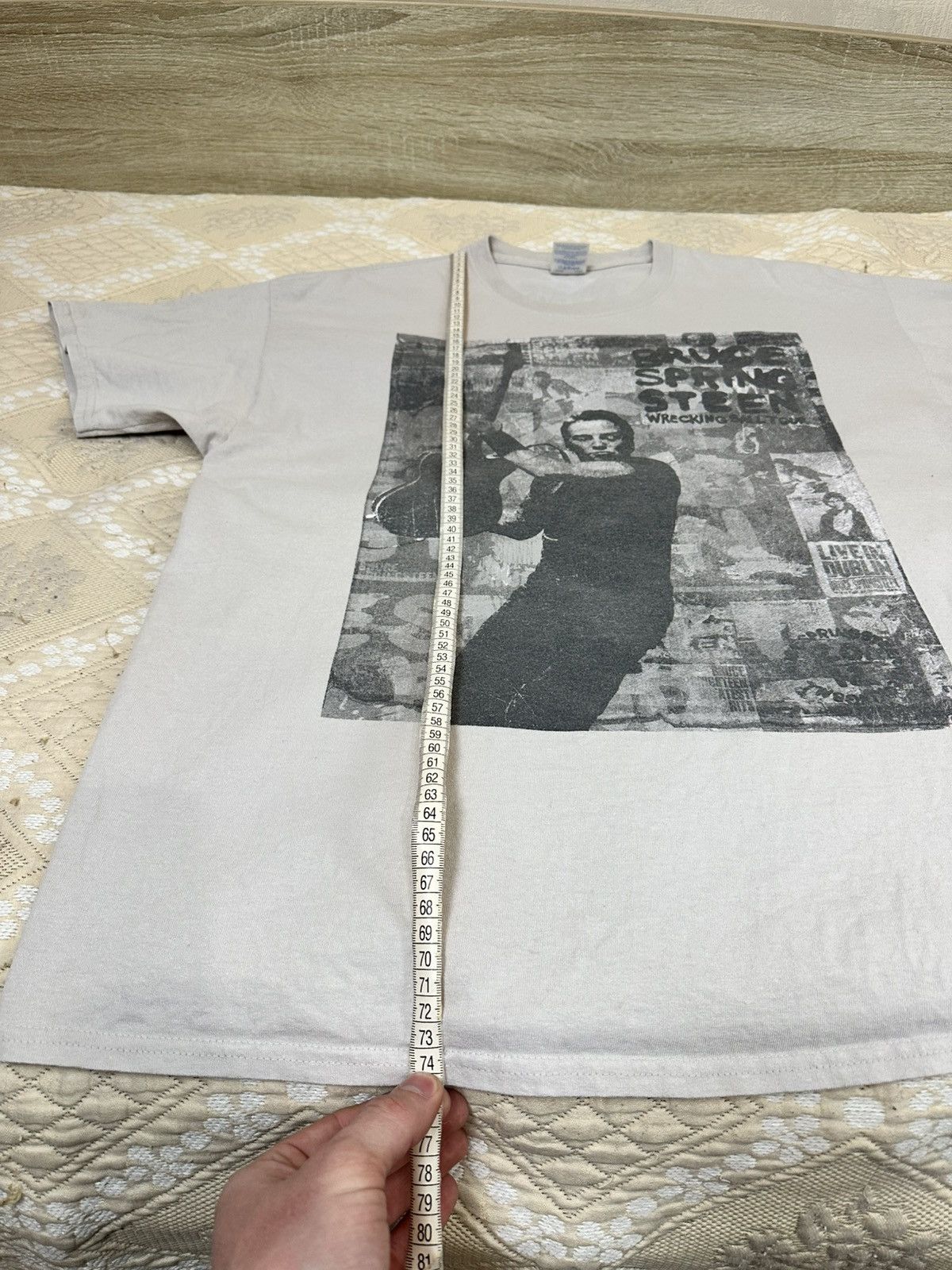 Band Tees 🔥 Bruce Springsteen Wrecking Ball World Tour 2012 T Shirt Size US XL / EU 56 / 4 - 9 Thumbnail