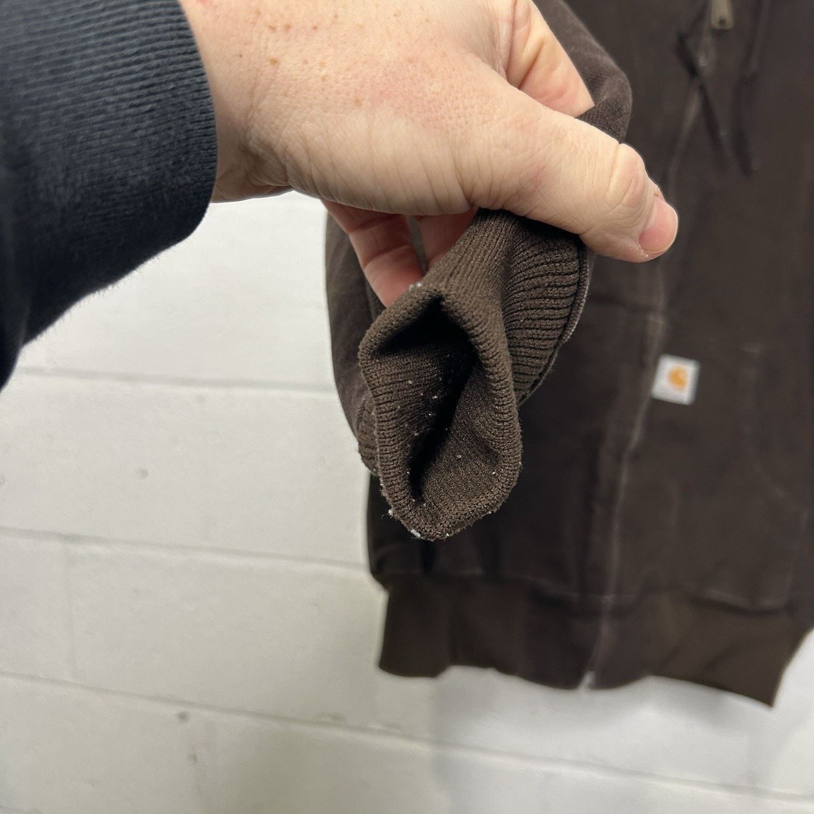 Carhartt Y2K Carhartt Quilted Hooded Active Jacket “Dark Brown” WJ130 Size XS / US 0-2 / IT 36-38 - 11 Thumbnail