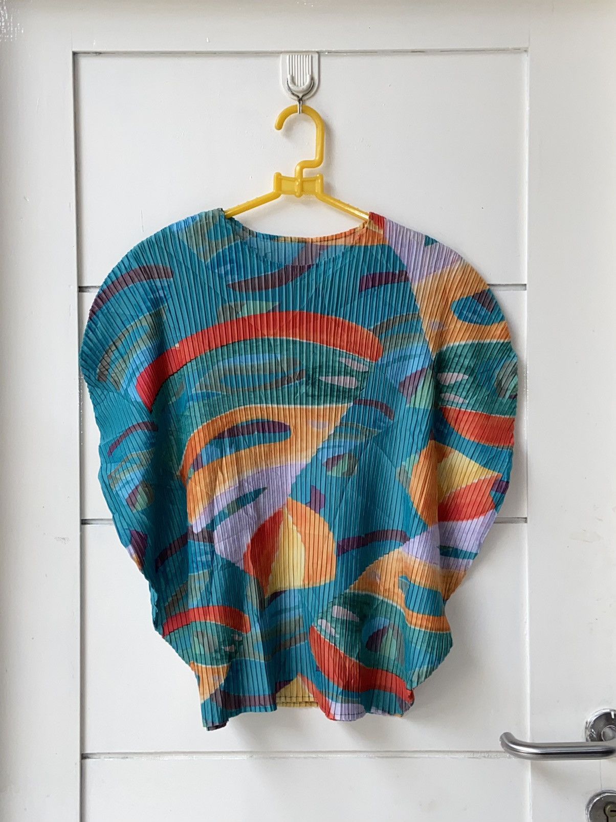 Designer × Issey Miyake × Japanese Brand Japanese Brand Pleats Top Size L / US 10 / IT 46 - 1 Thumbnail