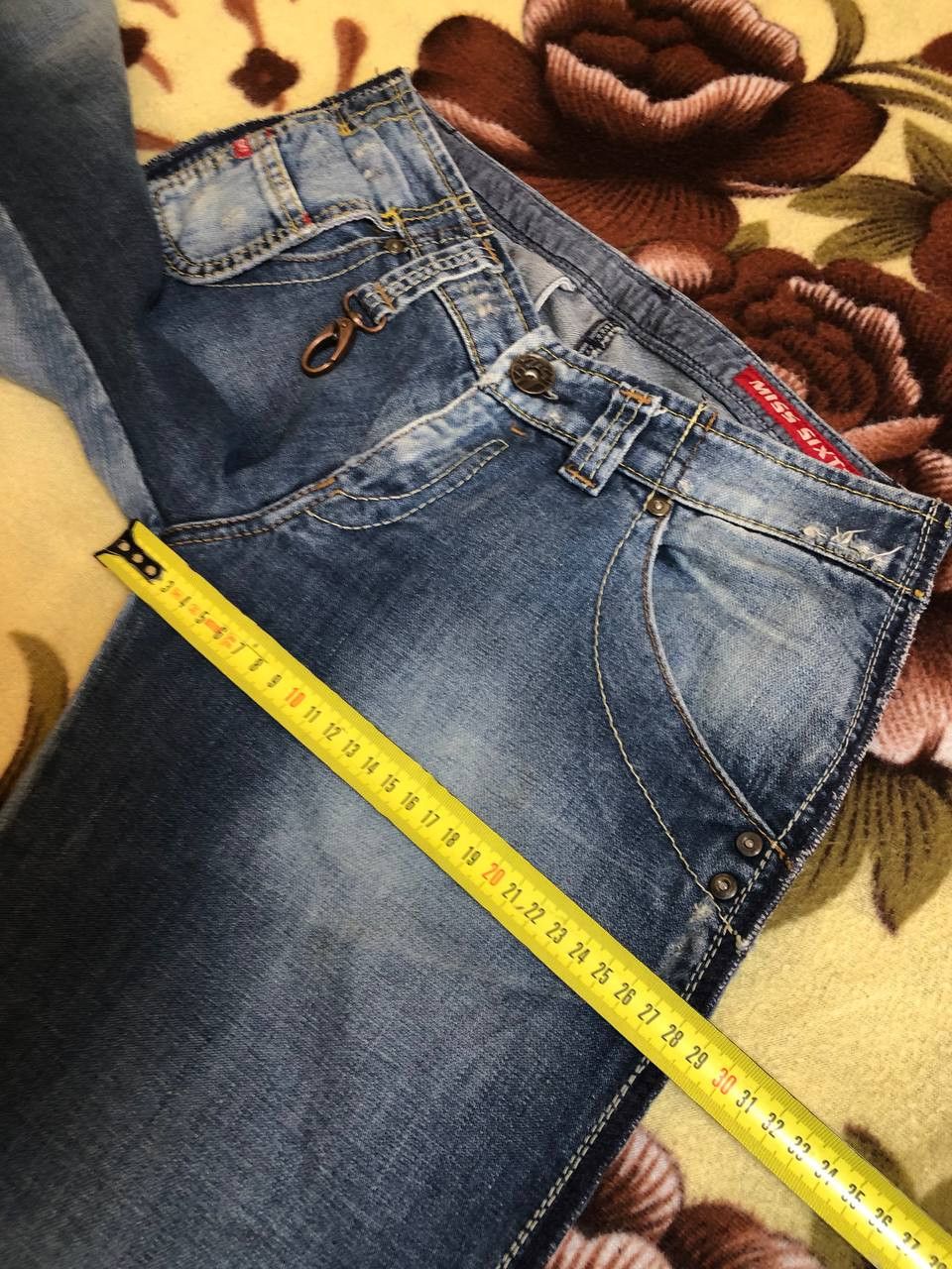 Miss Sixty MISS SIXTY Mary J Women's Blue Denim Regular Straight Jeans Size 28" / US 6 / IT 42 - 16 Thumbnail