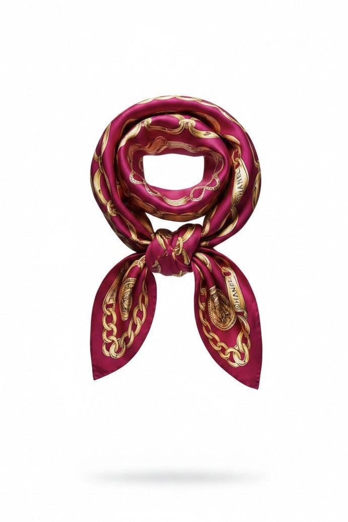 Chanel Vintage Chanel Silk Scarf Size ONE SIZE - 3 Thumbnail