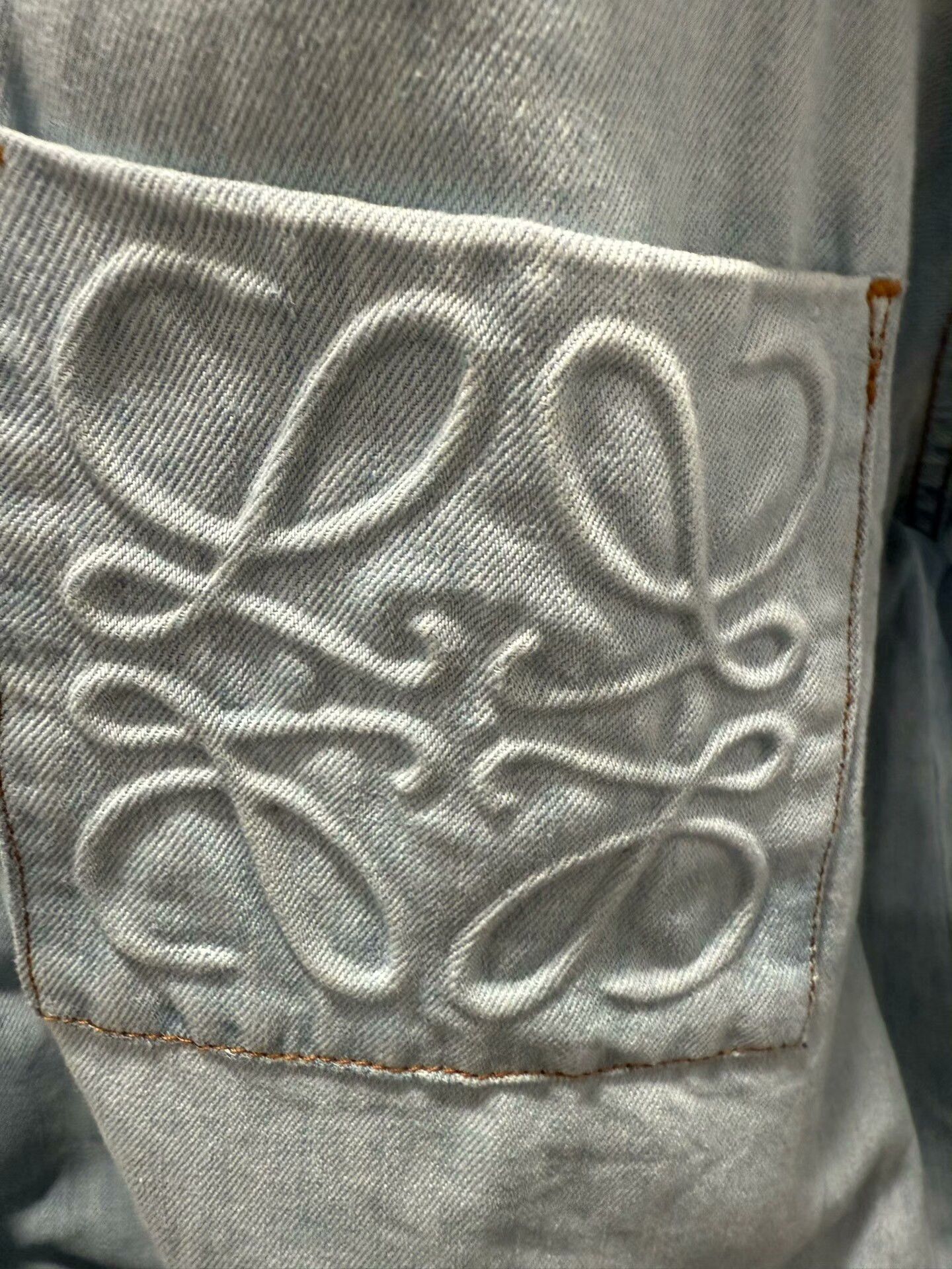 Loewe Loewe Embossed Logo Denim Jacket Size US M / EU 48-50 / 2 - 3 Thumbnail