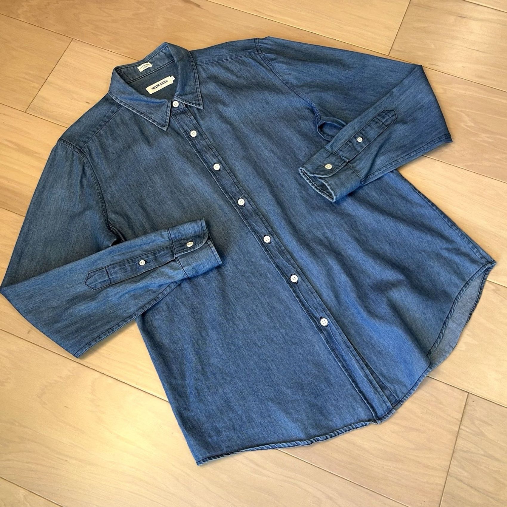 Taylor Stitch Taylor Stitch Shirt Button Up Long Sleeve Women’s Large Blue Denim Casual Workwear California Beach Outdoor Size L / US 10 / IT 46 - 2 Thumbnail
