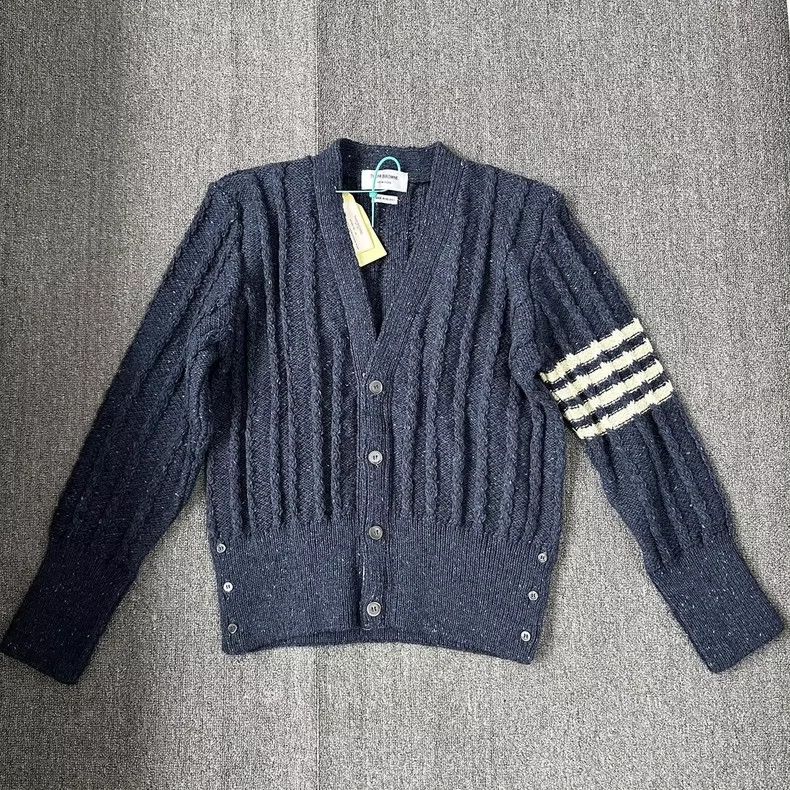 Thom Browne Thom Browne A sweater cardigan Size US XL / EU 56 / 4 - 1 Thumbnail