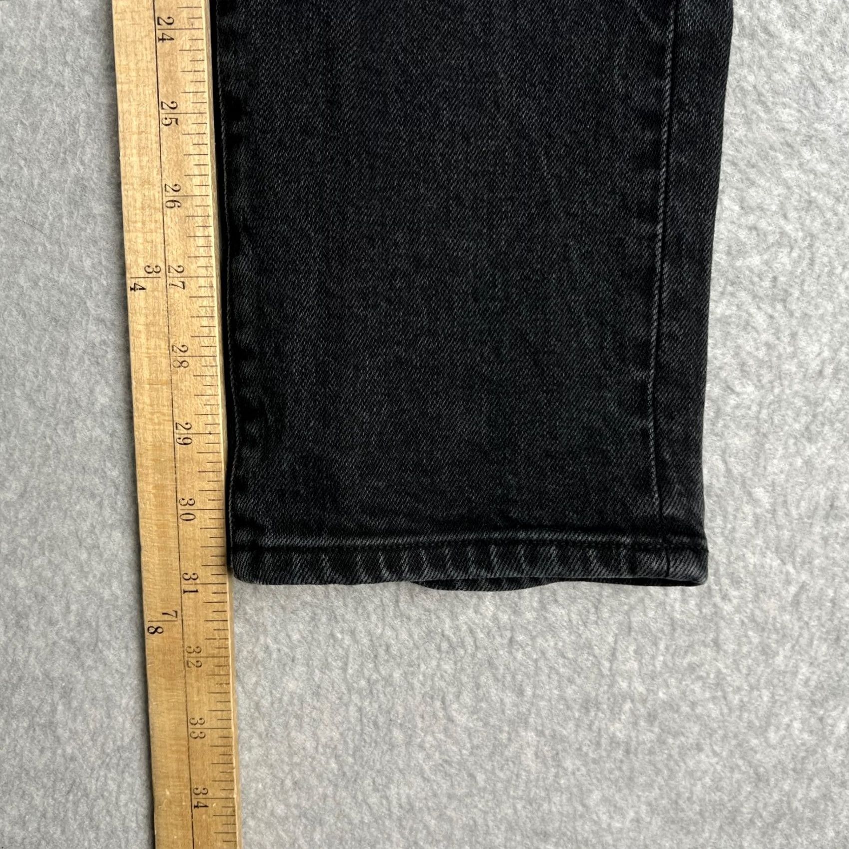 Kith Kith Mens Black Jeans 30x31 Slim Fit Stretch Denim Varick Taper Pants Size US 30 / EU 46 - 7 Thumbnail