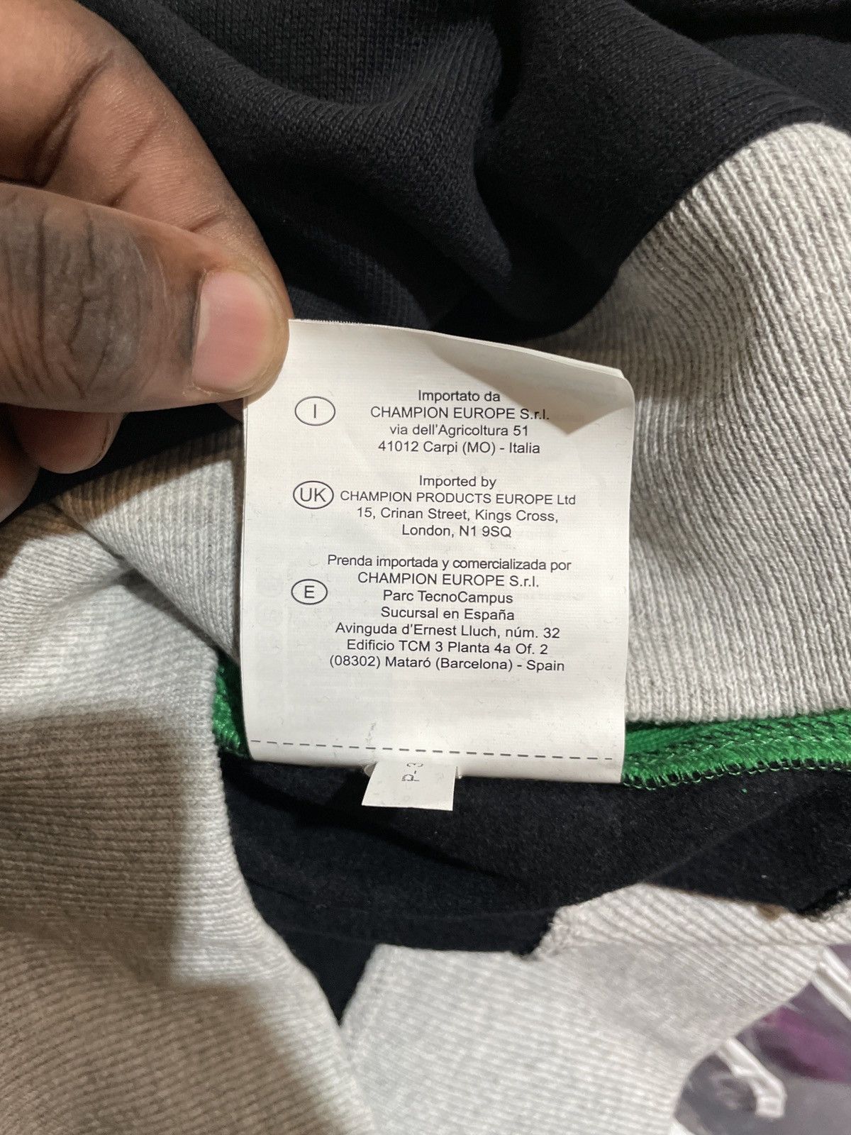 DENIM TEARS Denim Tears Champion Logo Crewneck Size US L / EU 52-54 / 3 - 8 Thumbnail