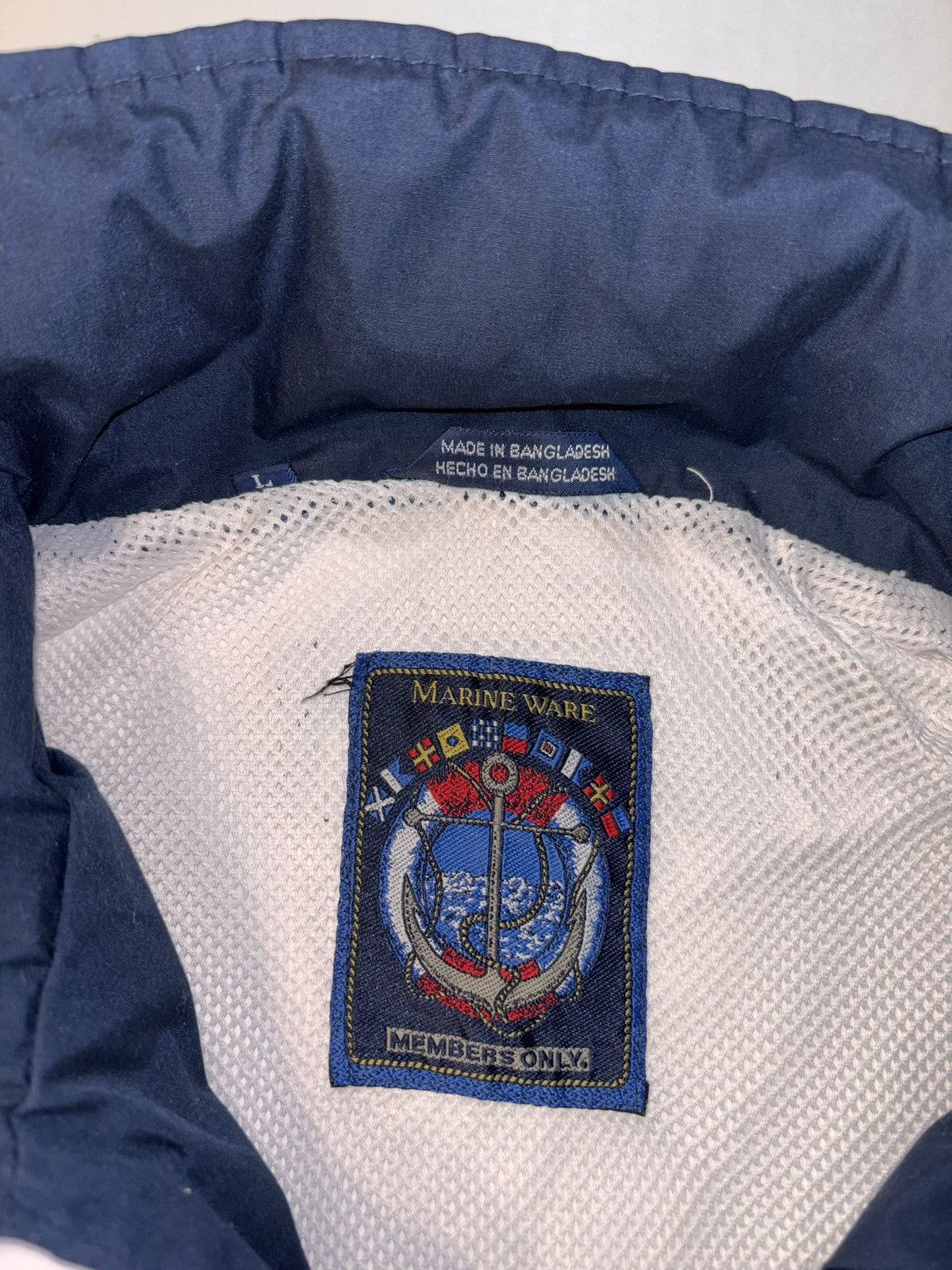 Members Only Vtg Marine Wear Tommy Hilfiger Windbreaker Sailing Jacket Size US L / EU 52-54 / 3 - 3 Thumbnail