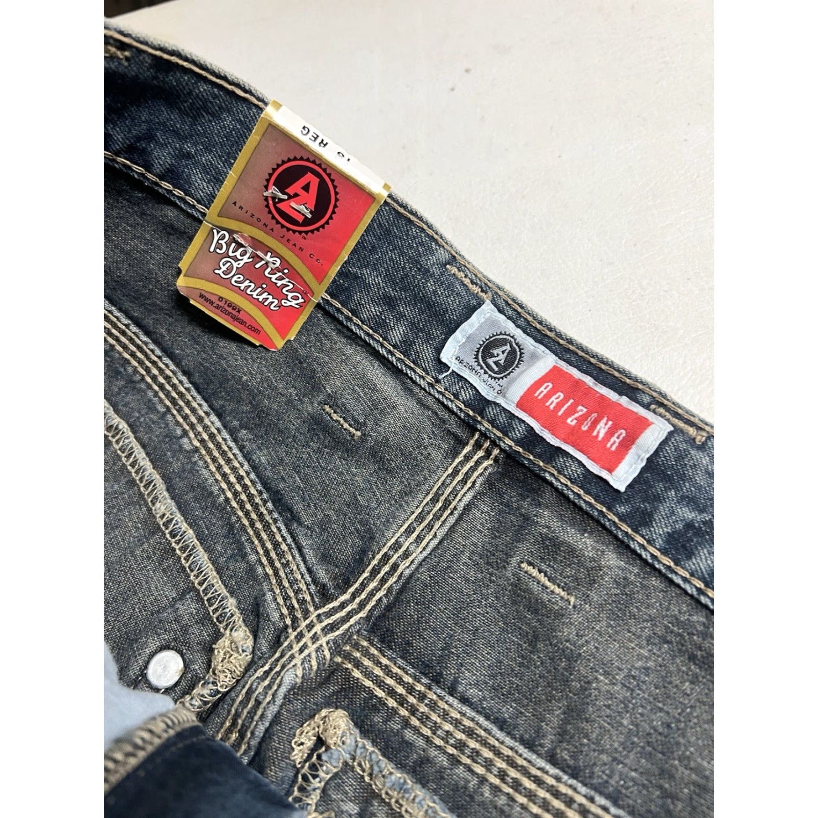 Vintage VINTAGE AriZona Jeans Denim Jeans Straight 30 Inseam Mens Regular 29 18 Sz Blue Cotton 2000 Arizona Double Knee skate Size US 29 - 5 Thumbnail
