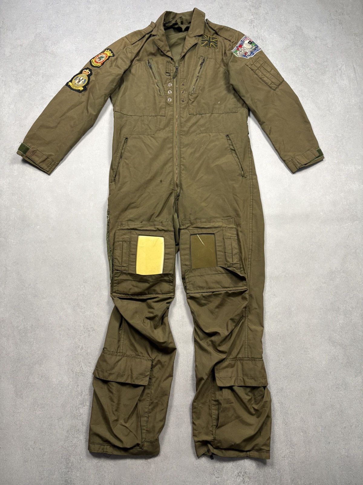 Vintage 1981 RAF MK 14A Flying Suit Olive Military Flight Coverall Size US XXL / EU 58 / 5 - 1 Thumbnail