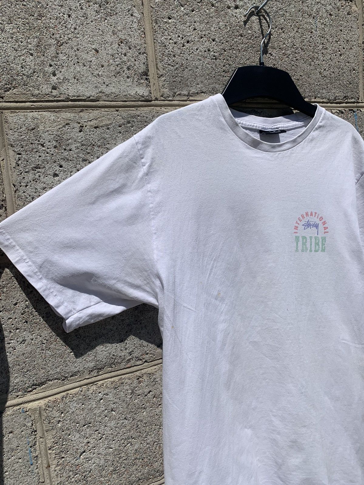 Stussy × Vintage Rare Vintage Stussy international tribe t shirt Size US M / EU 48-50 / 2 - 5 Thumbnail