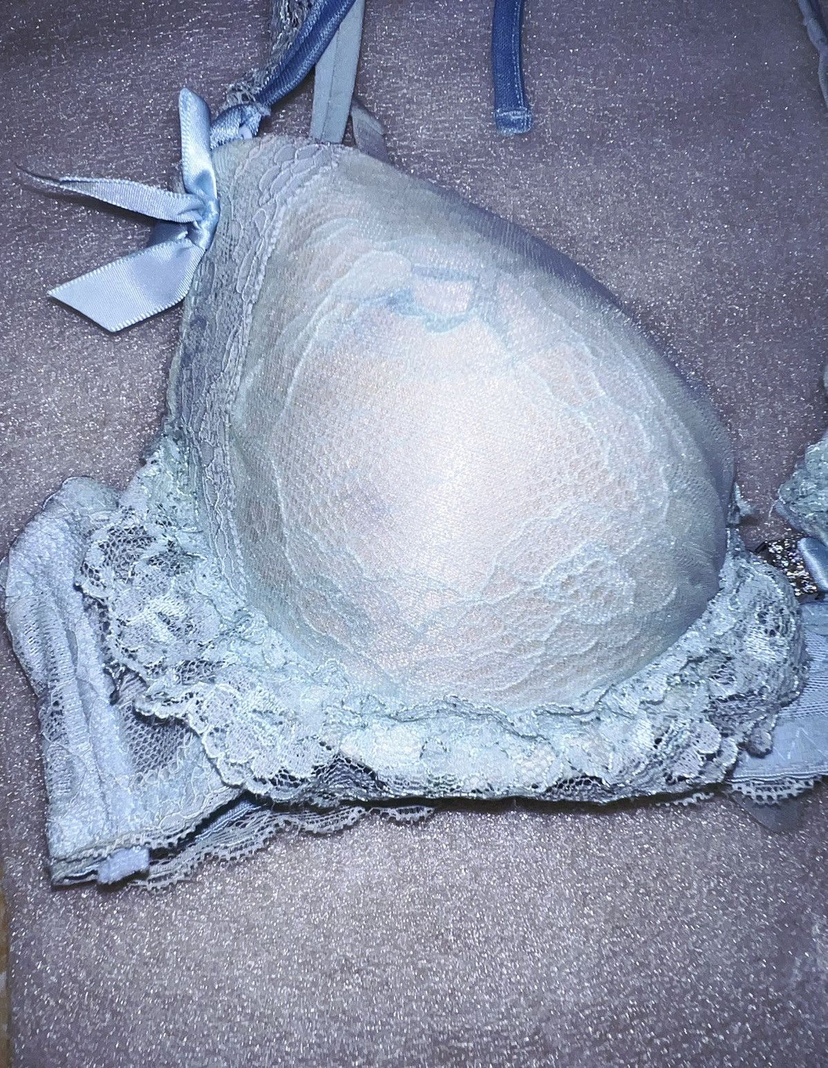 Japanese Brand Vintage Japanese blue fairy bra 🦋💙 Size ONE SIZE - 6 Thumbnail