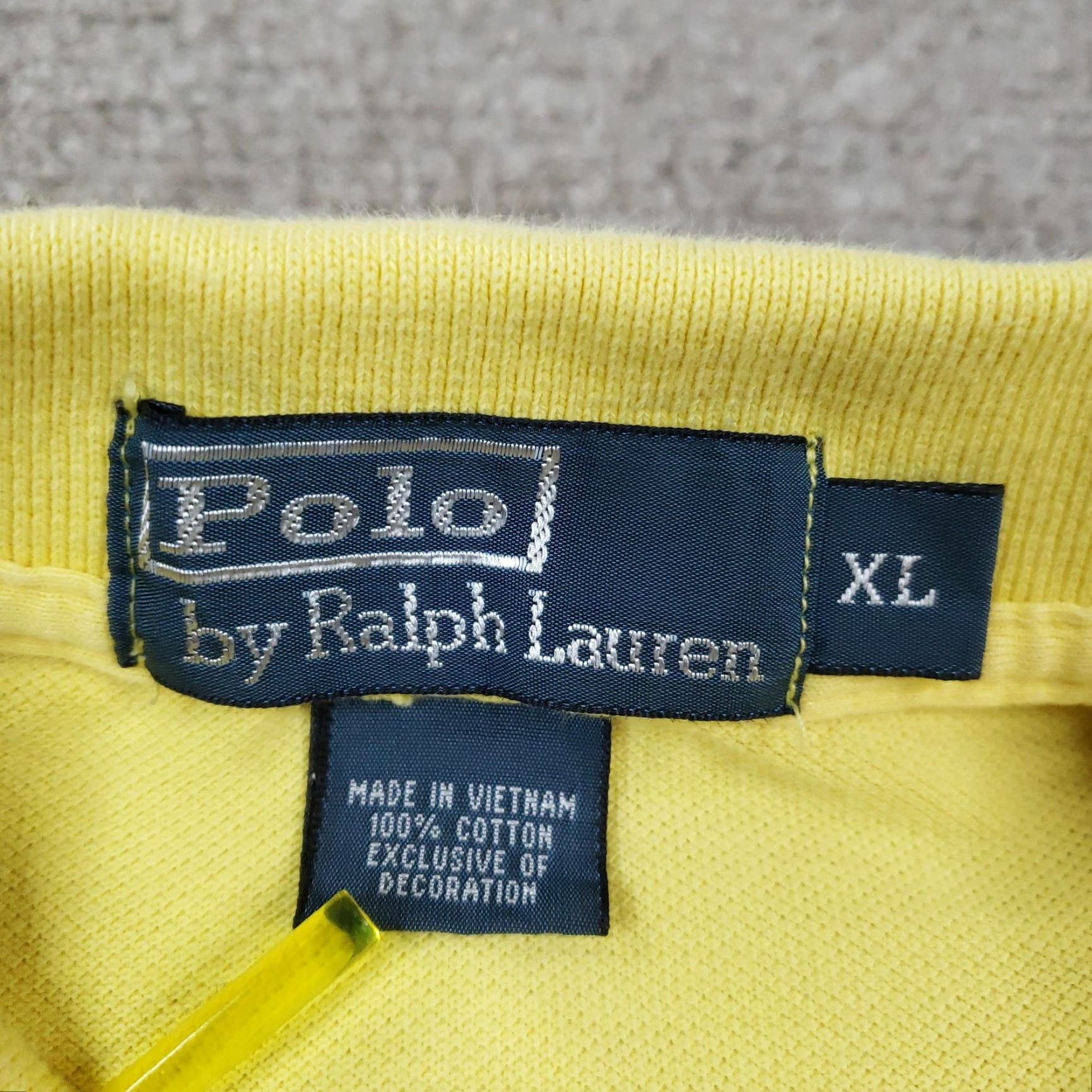 Polo Ralph Lauren Polo Ralph Lauren Shirt Mens XL Yellow Short Sleeve Pique Cotton Size US XL / EU 56 / 4 - 5 Thumbnail