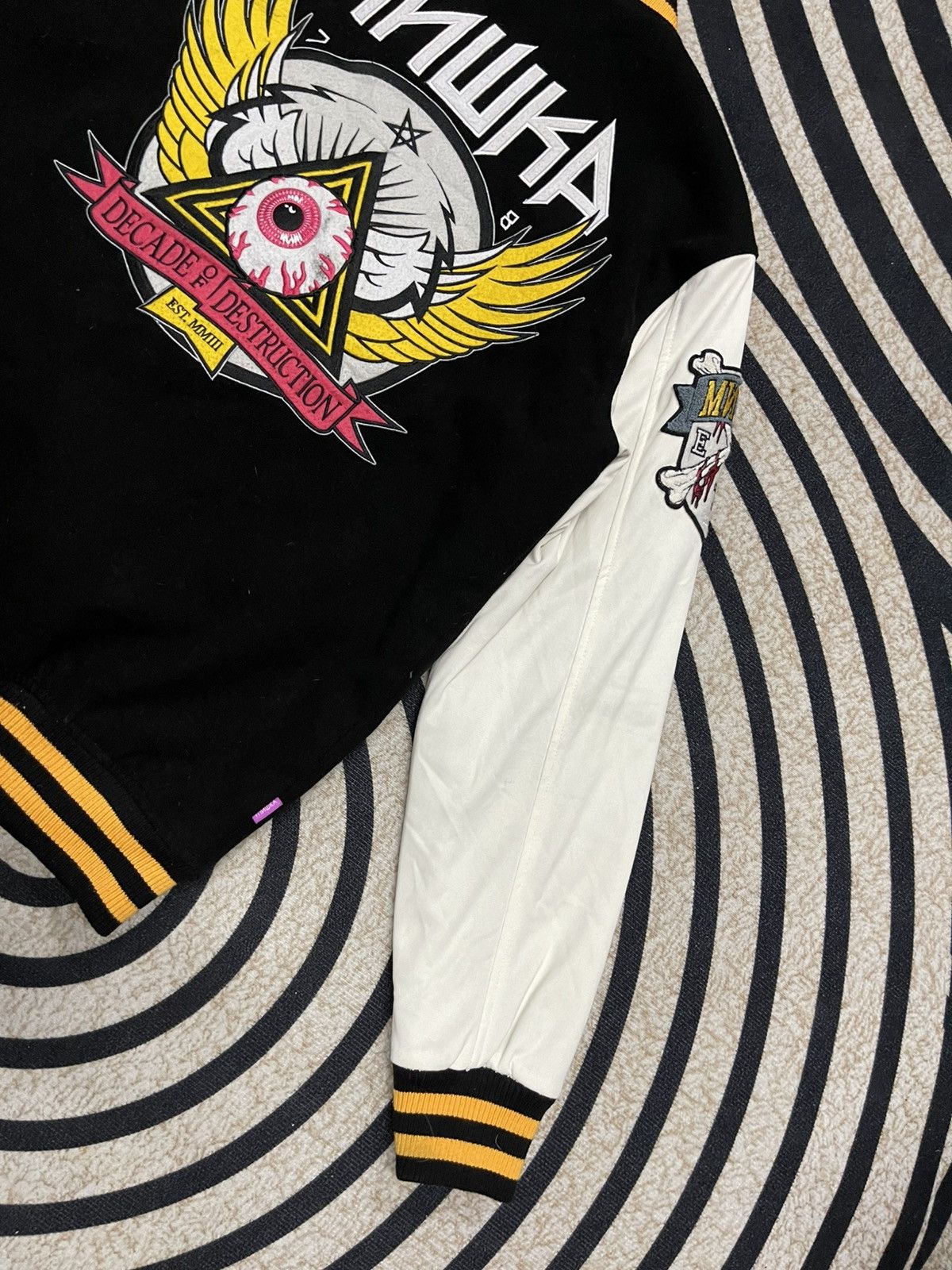 Mishka 2000s MISHKA 10th EDITION VARSITY RARE DESIGN Size US M / EU 48-50 / 2 - 14 Thumbnail