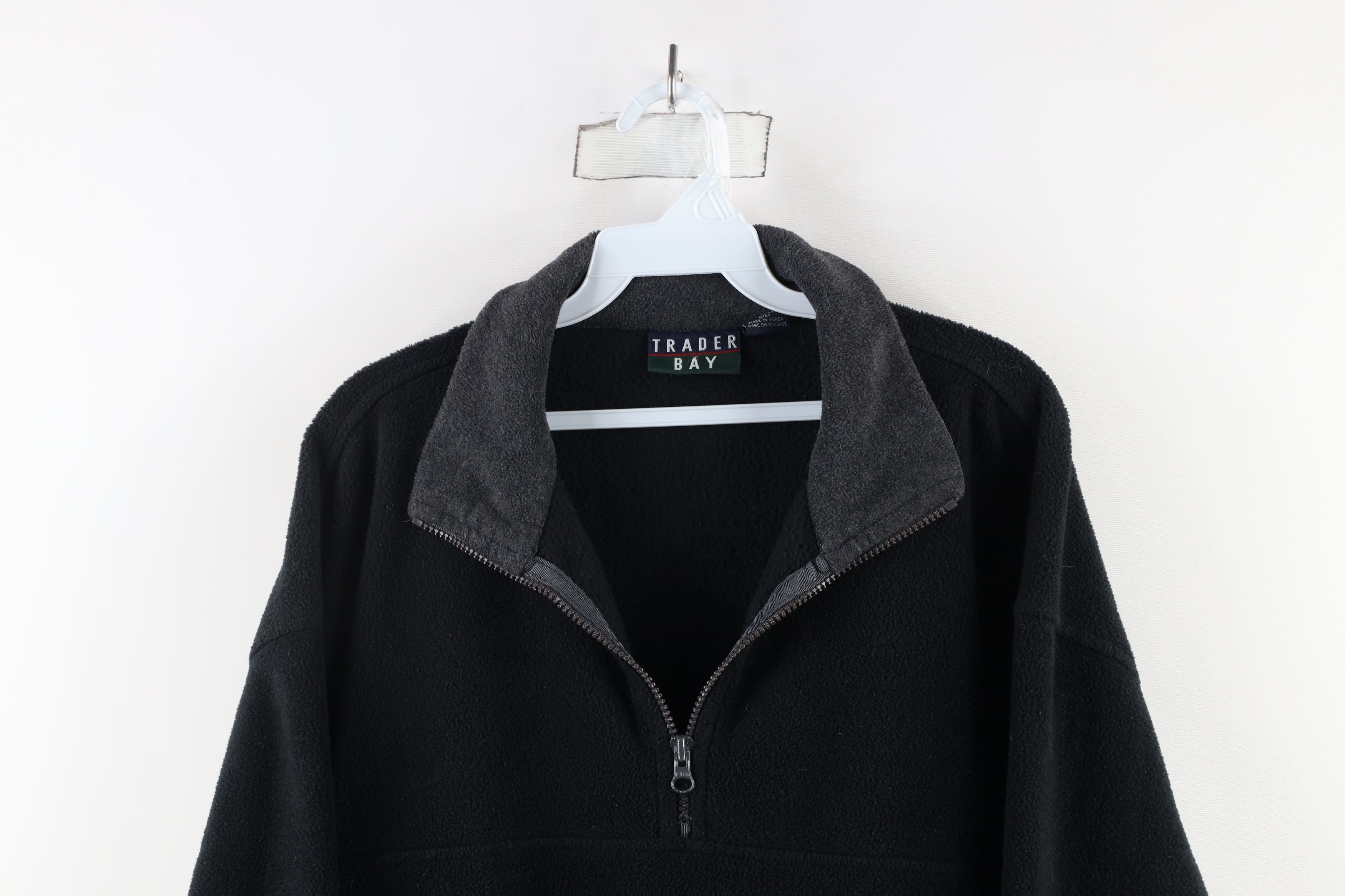 Vintage Vintage 90s Streetwear Half Zip Fleece Pullover Sweater Size US L / EU 52-54 / 3 - 2 Thumbnail