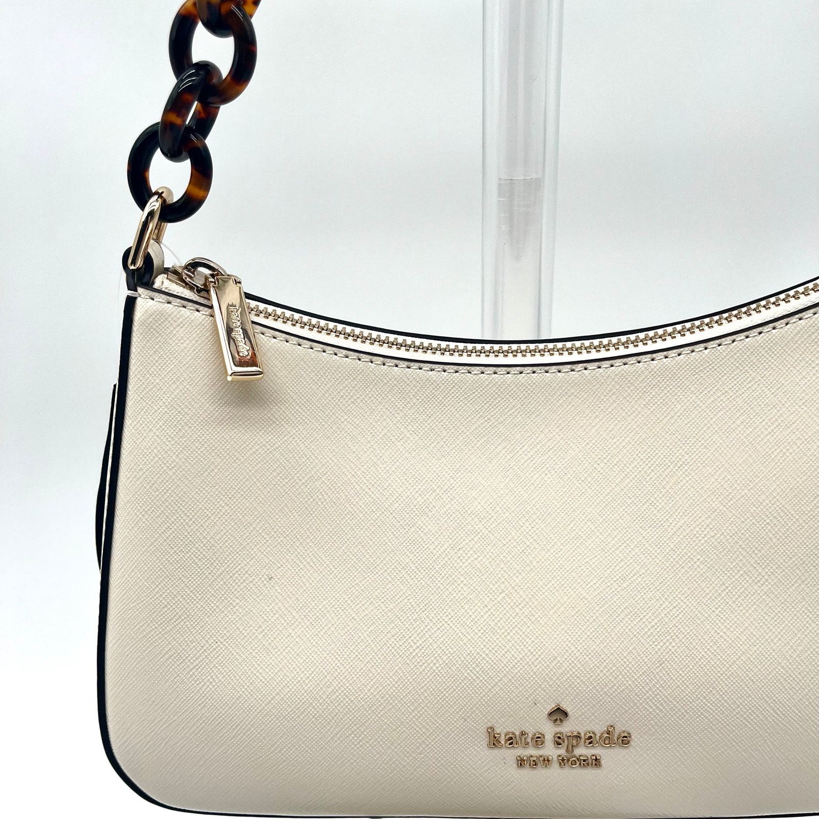 Kate Spade KATE SPADE NWT Leather Convertible Shoulder Bag, Resin Chain Size ONE SIZE - 3 Thumbnail