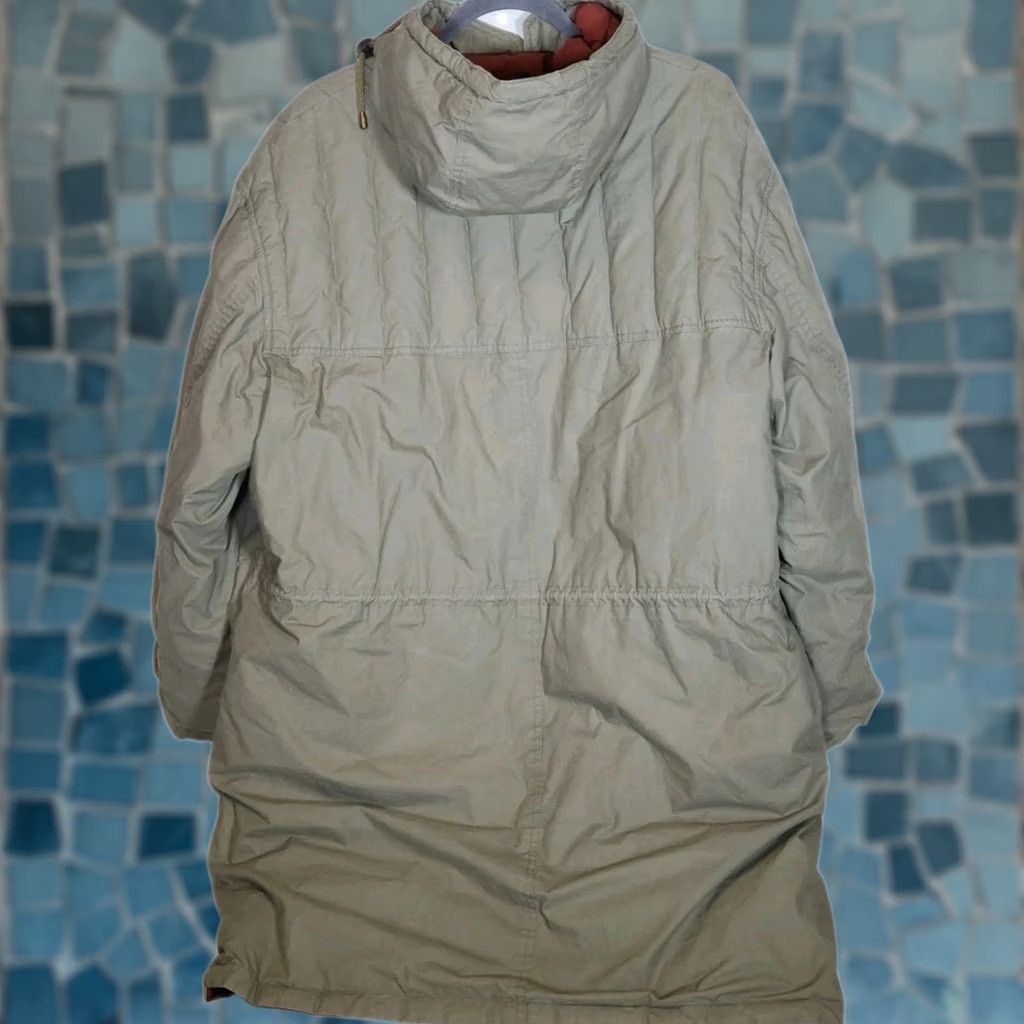 Gloverall VINTAGE Gloverall Hooded Down Parka Olive Men's M Coat Size US 31 - 1 Thumbnail