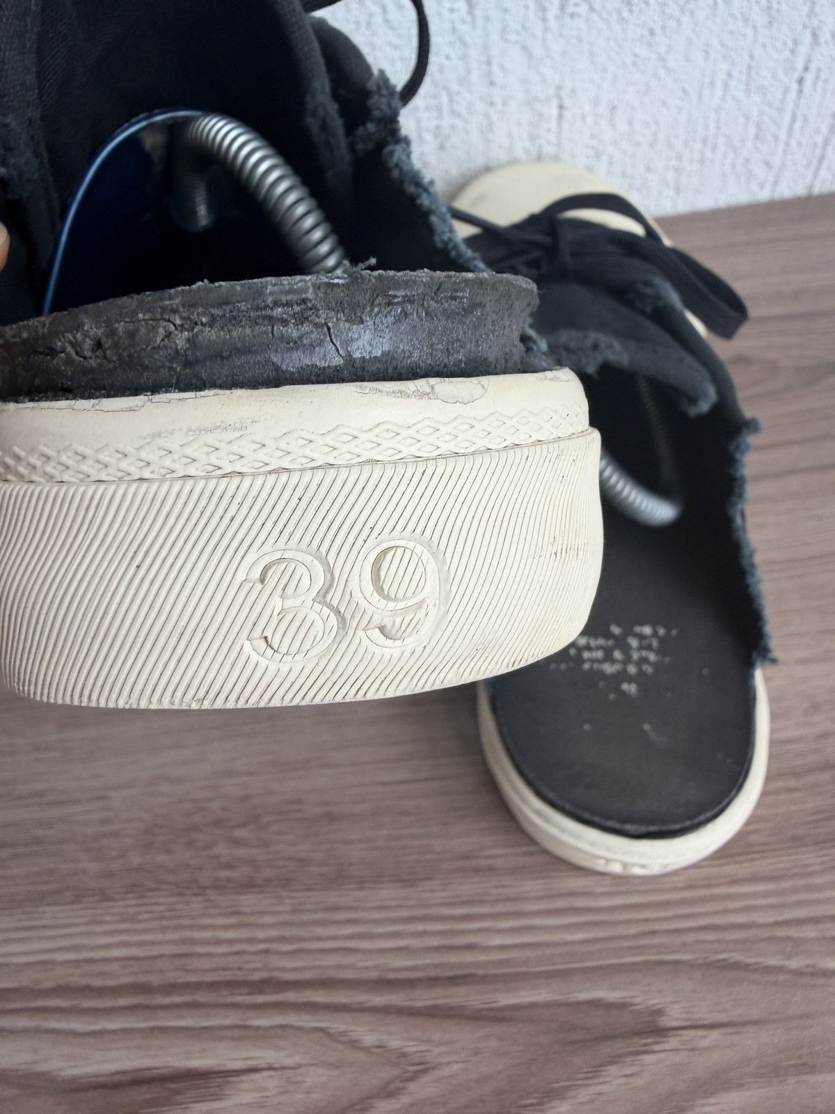 Balenciaga distress paris slip on mules Size US 6.5 / EU 39-40 - 12 Thumbnail