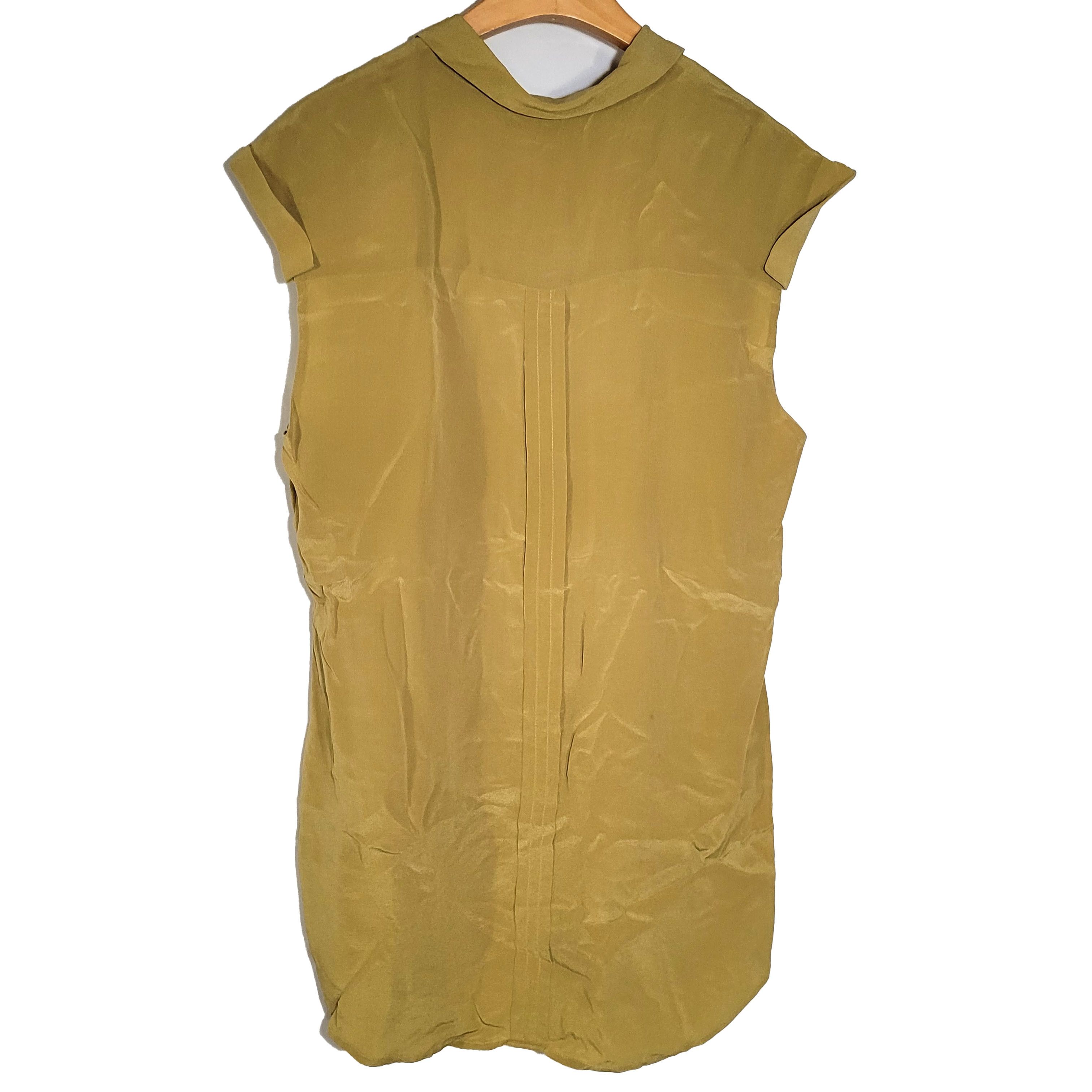 Other Women's 100% Silk Size M Short Sleeve Top Shirt SDK383 Size M / US 6-8 / IT 42-44 - 2 Thumbnail
