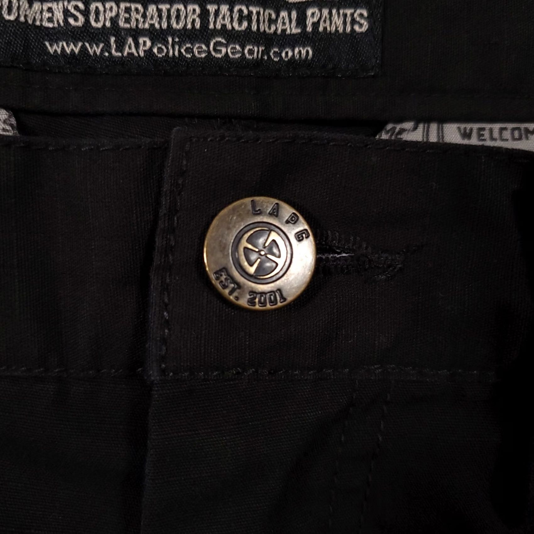 Vintage LAPG Pants Women's 6 Short Black Stretch Ops Tactical Fade Resistant Police Pants Shirt? Size 27" / US 4 / IT 40 - 7 Thumbnail