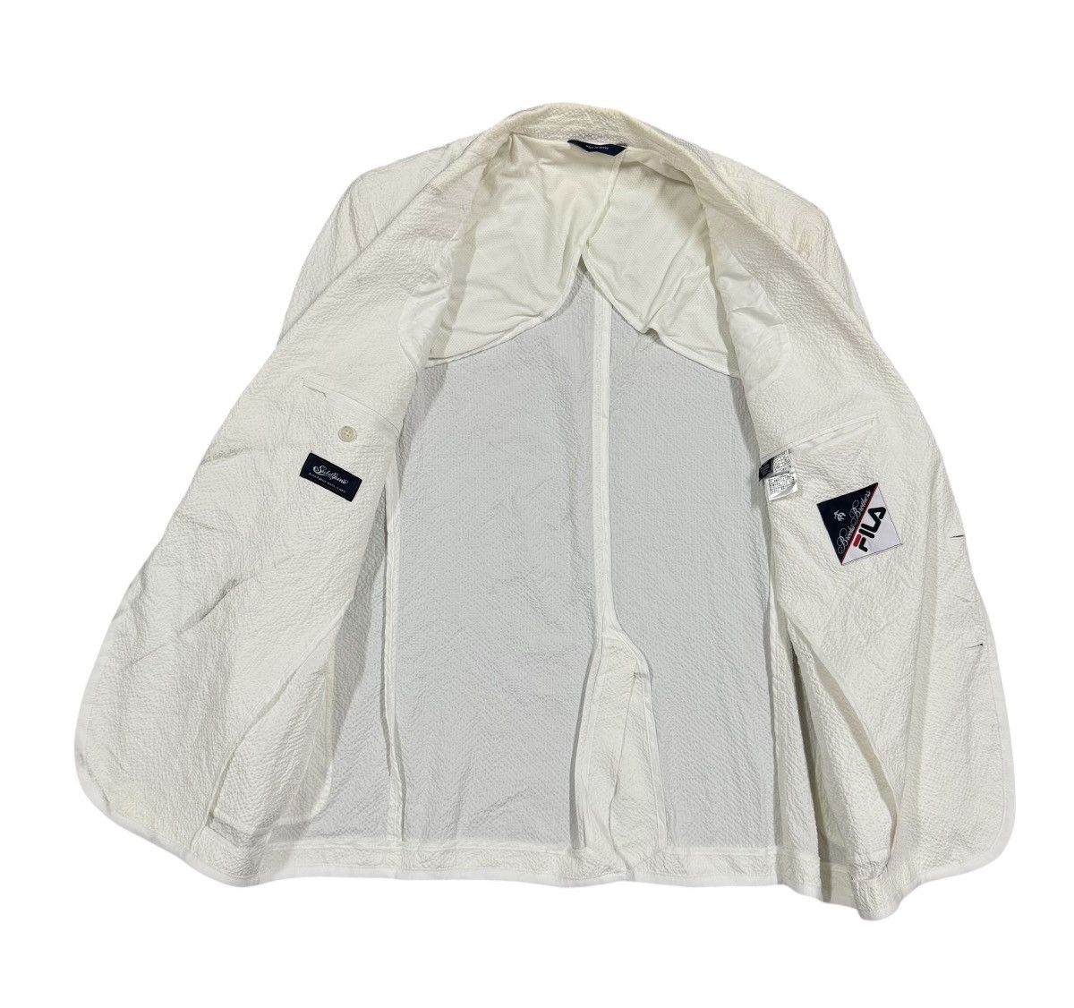Brooks Brothers Fila X Brooks Brothers Seesucker Blazer Jacket Size 44R - 2 Thumbnail
