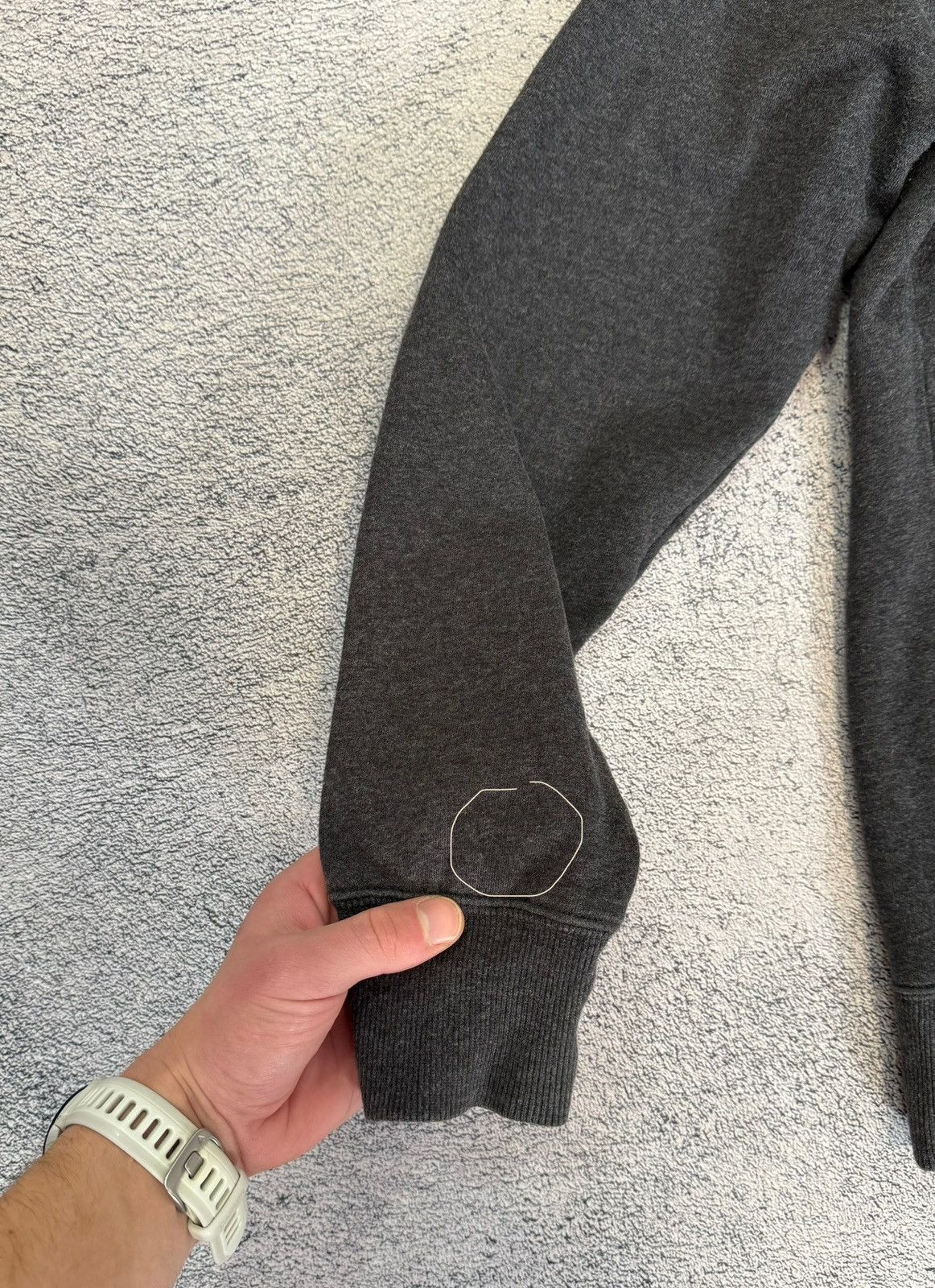 Rapha Rapha Logo Pullover Hoodie MenL Charcoal Marl Cycling Hooded Size US L / EU 52-54 / 3 - 20 Thumbnail
